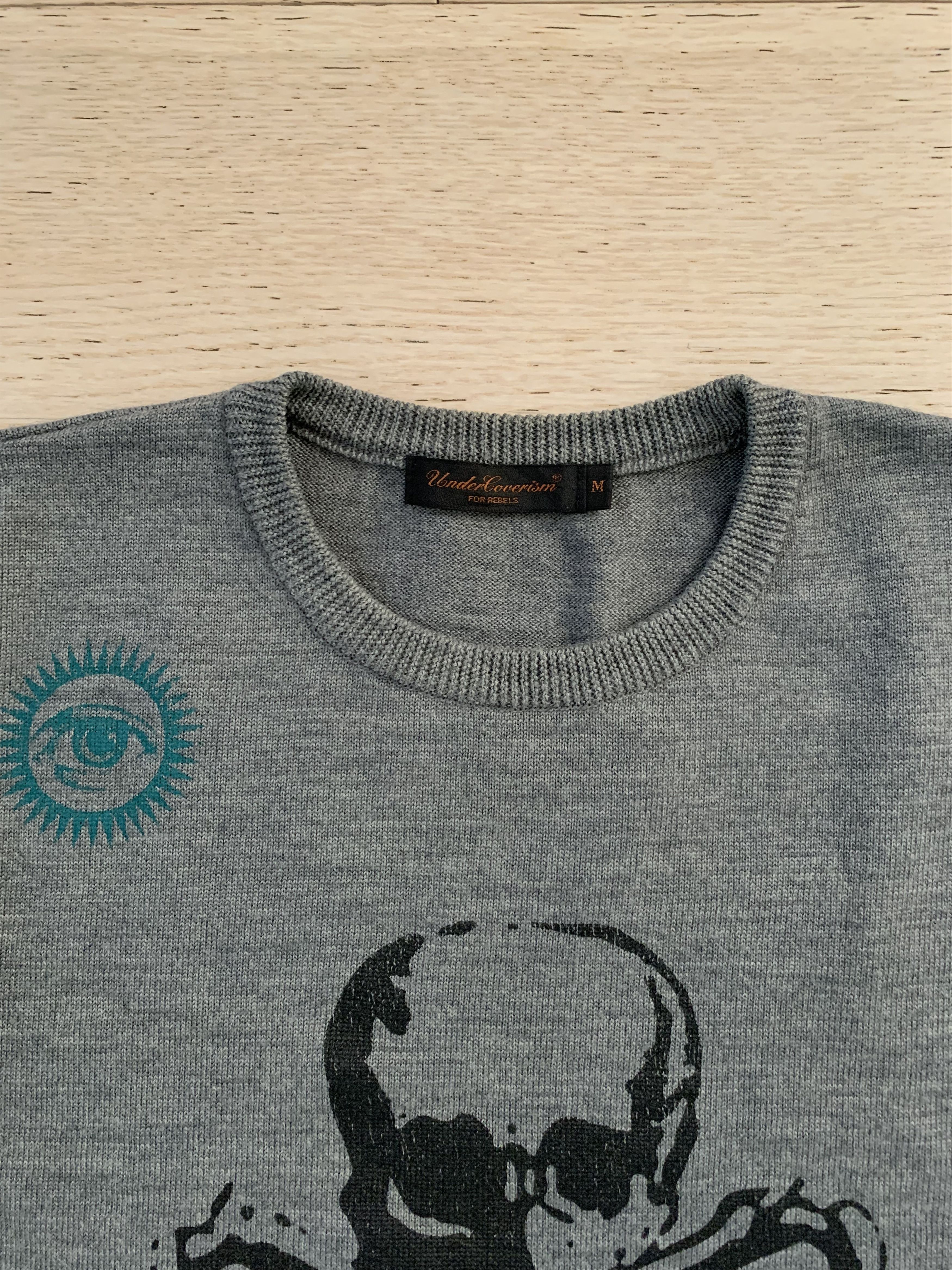Undercover Undercover SS04 “Languid” Arabic Collage Knit Size US M / EU 48-50 / 2 - 2 Thumbnail