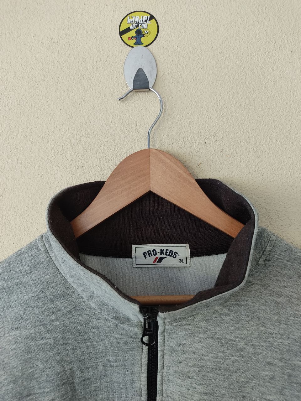 Pro-Keds × Vintage OVERSIZED PRO-KEDS ZIP UP SWEATSHIRT Size US XXL / EU 58 / 5 - 5 Thumbnail