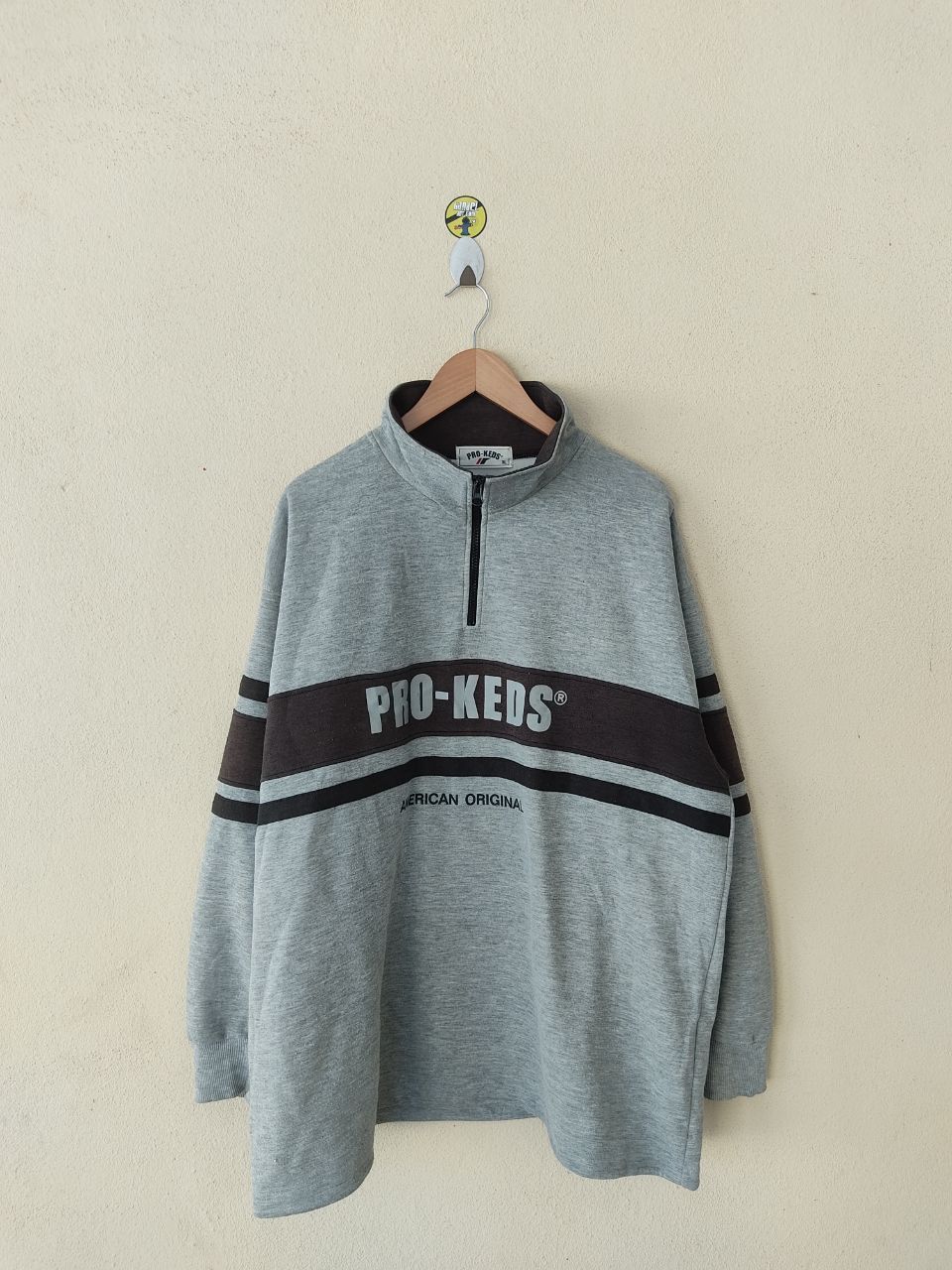 Pro-Keds × Vintage OVERSIZED PRO-KEDS ZIP UP SWEATSHIRT Size US XXL / EU 58 / 5 - 1 Thumbnail