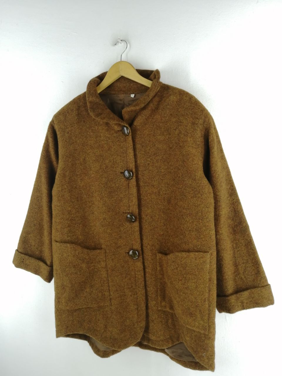 Japanese Brand × Vintage VINTAGE LELLA SPORT WOOL BROWN JACKET Size US L / EU 52-54 / 3 - 1 Thumbnail