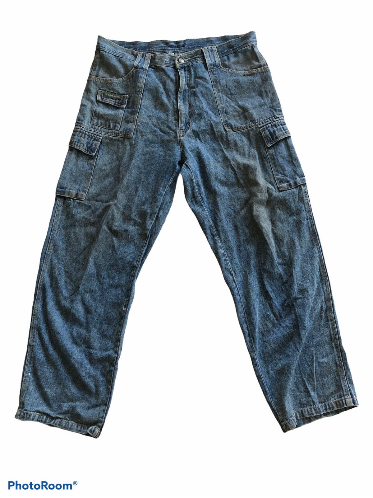 Japanese Brand 36-38 MANX DISSTRESSED DENIM PANT Size US 37 - 1 Thumbnail