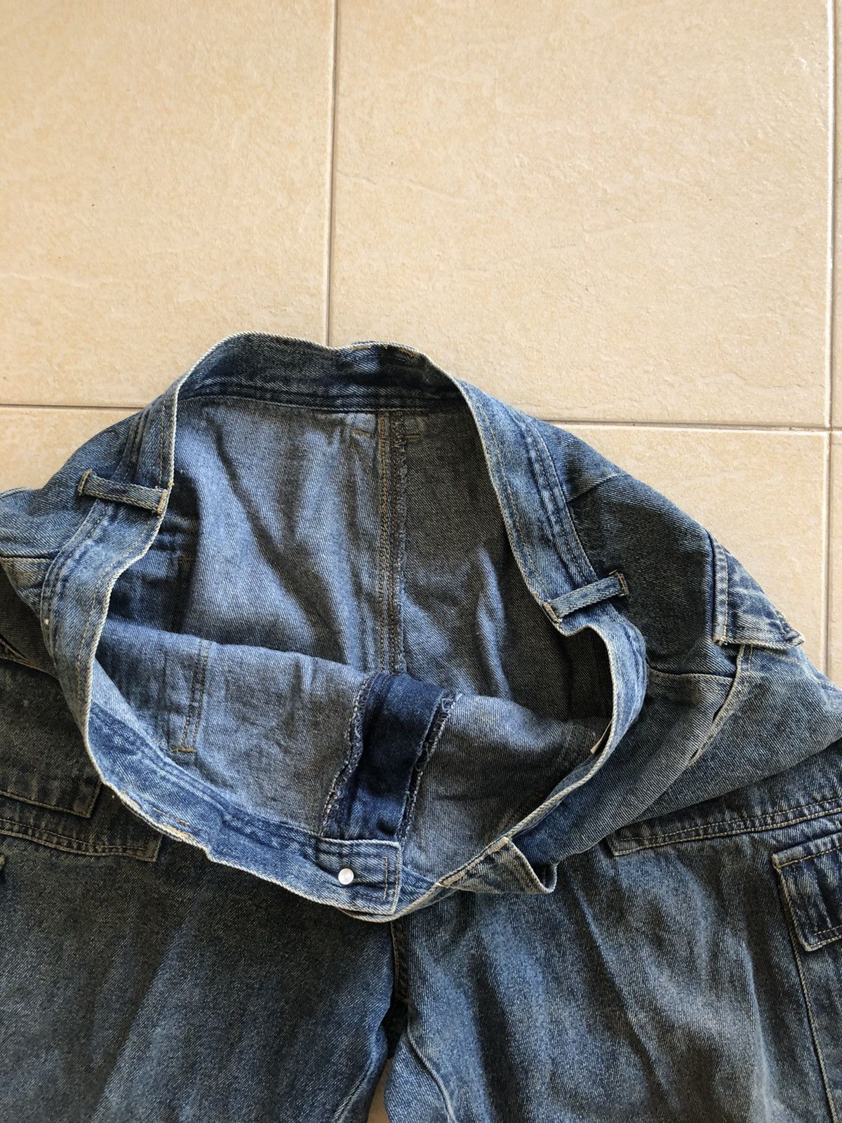 Japanese Brand 36-38 MANX DISSTRESSED DENIM PANT Size US 37 - 9 Thumbnail