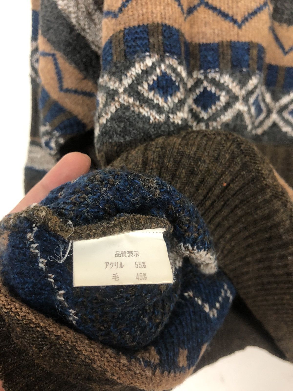 Vintage Vintage Asterico Made in Italy Knitted Sweatshirt Size US M / EU 48-50 / 2 - 9 Thumbnail