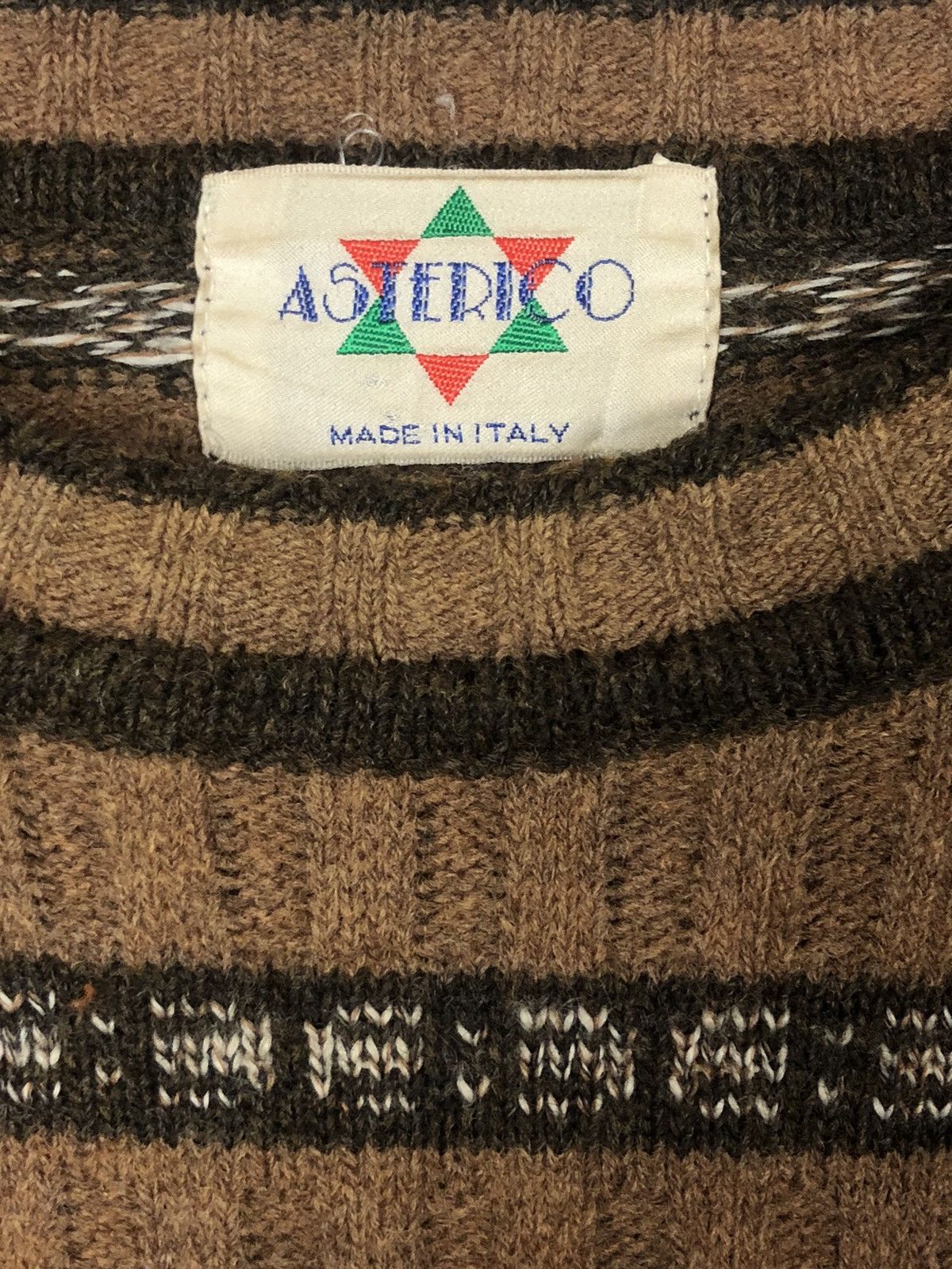 Vintage Vintage Asterico Made in Italy Knitted Sweatshirt Size US M / EU 48-50 / 2 - 8 Thumbnail