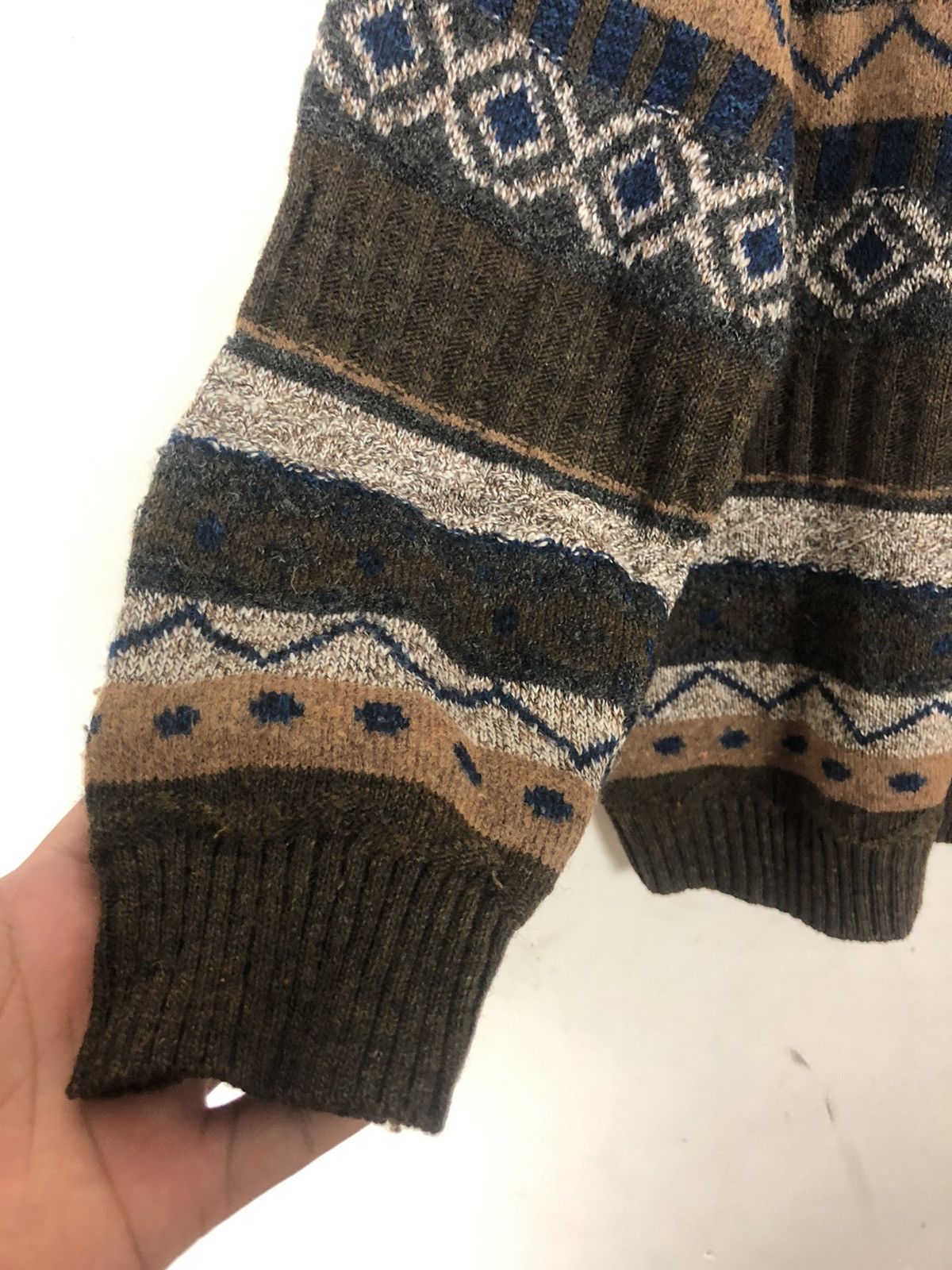Vintage Vintage Asterico Made in Italy Knitted Sweatshirt Size US M / EU 48-50 / 2 - 7 Thumbnail