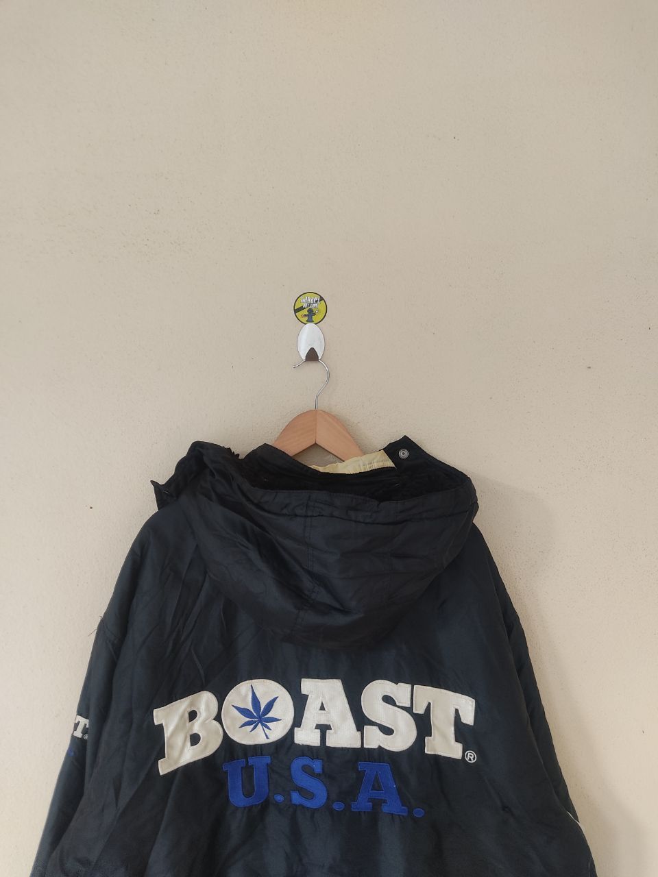 Boast × Vintage BOAST AMERICA LONG BLACK JACKET Size US L / EU 52-54 / 3 - 4 Thumbnail