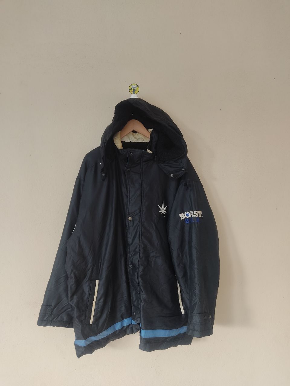 Boast × Vintage BOAST AMERICA LONG BLACK JACKET Size US L / EU 52-54 / 3 - 2 Thumbnail