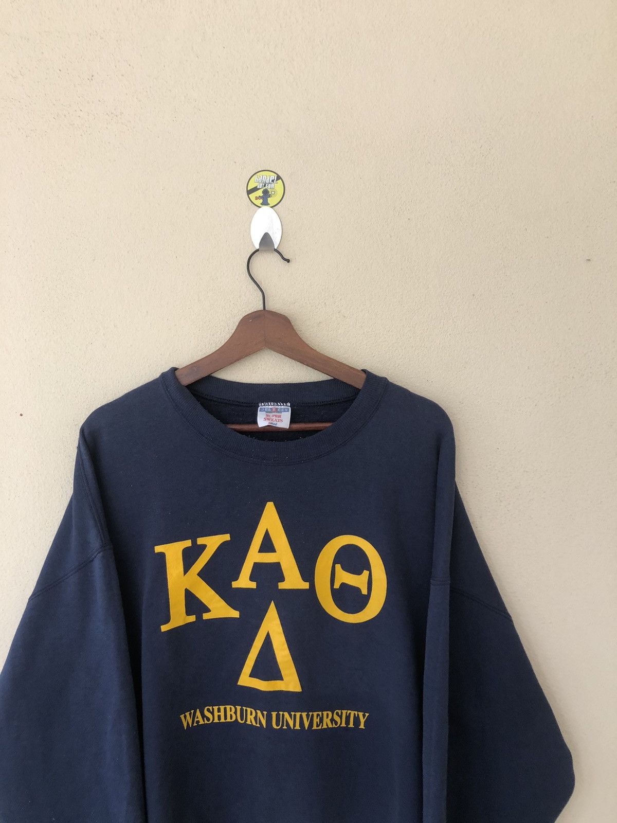 Jerzees × Vintage Kao University Surf’s Up Sweatshirt Size US L / EU 52-54 / 3 - 3 Thumbnail