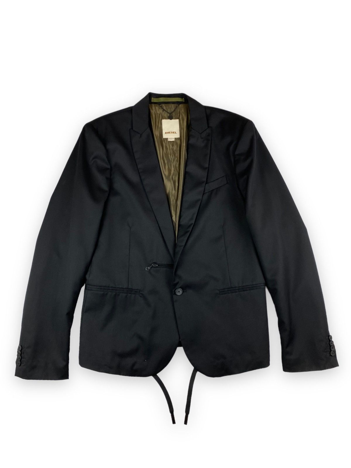 Diesel Diesel Designer Luxury Wool Blazer Jacket Size L / US 10 / IT 46 - 2 Thumbnail