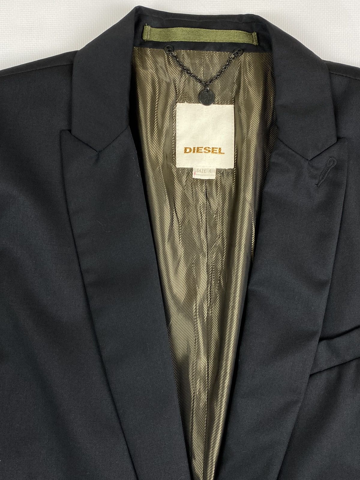 Diesel Diesel Designer Luxury Wool Blazer Jacket Size L / US 10 / IT 46 - 6 Thumbnail