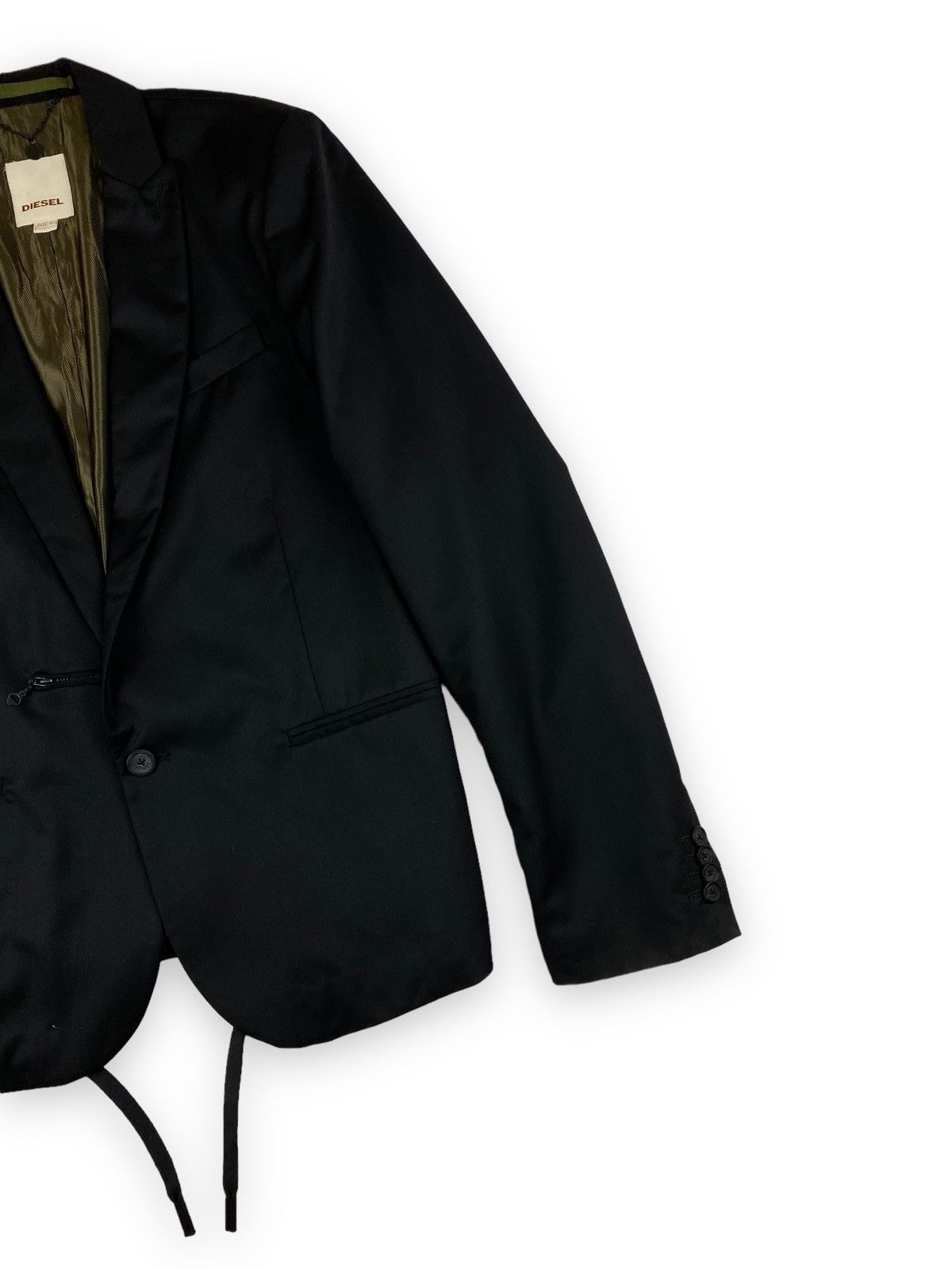 Diesel Diesel Designer Luxury Wool Blazer Jacket Size L / US 10 / IT 46 - 4 Thumbnail