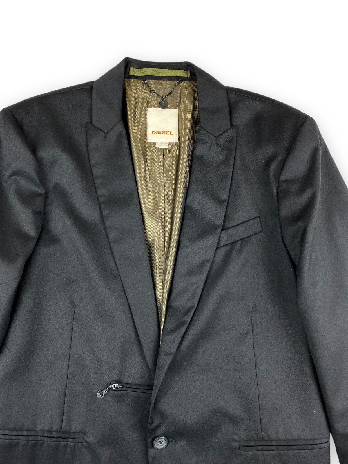 Diesel Diesel Designer Luxury Wool Blazer Jacket Size L / US 10 / IT 46 - 5 Thumbnail