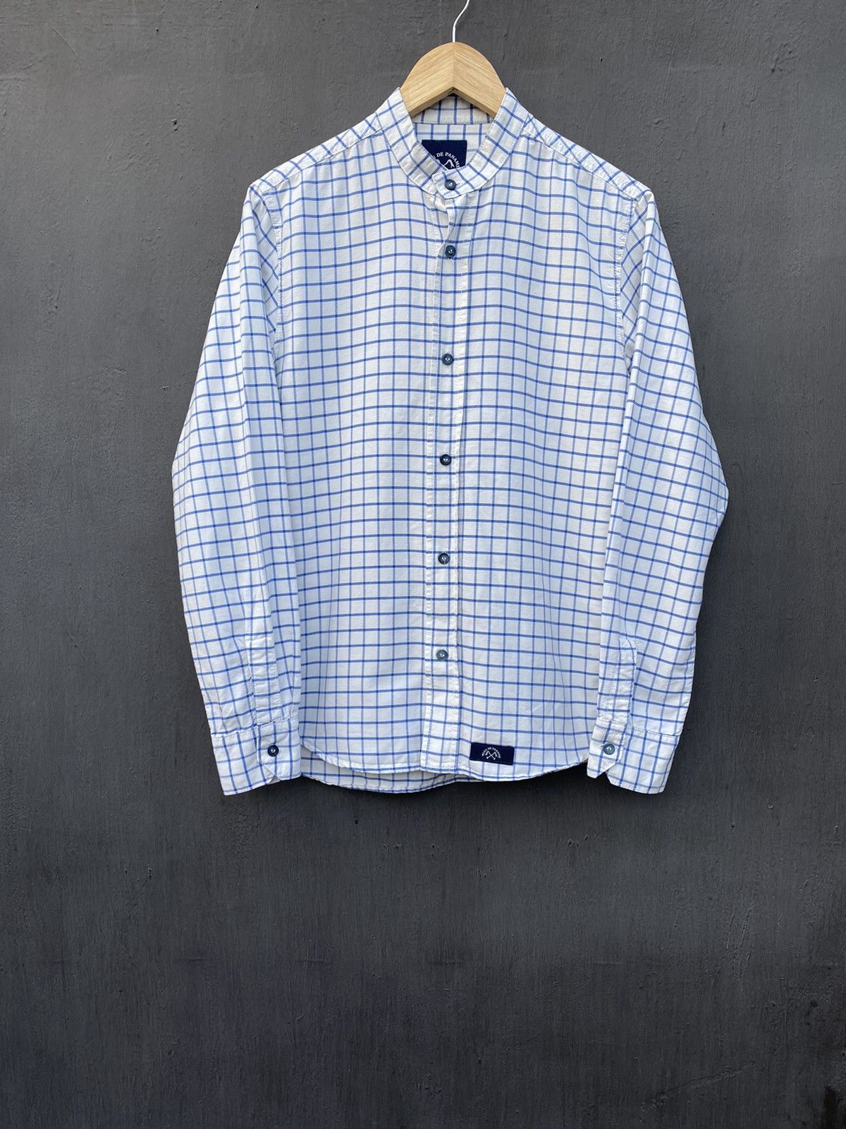 Bleu De Paname Bleu De Paname plaid white shirt size S/M made in france Size US S / EU 44-46 / 1 - 2 Thumbnail