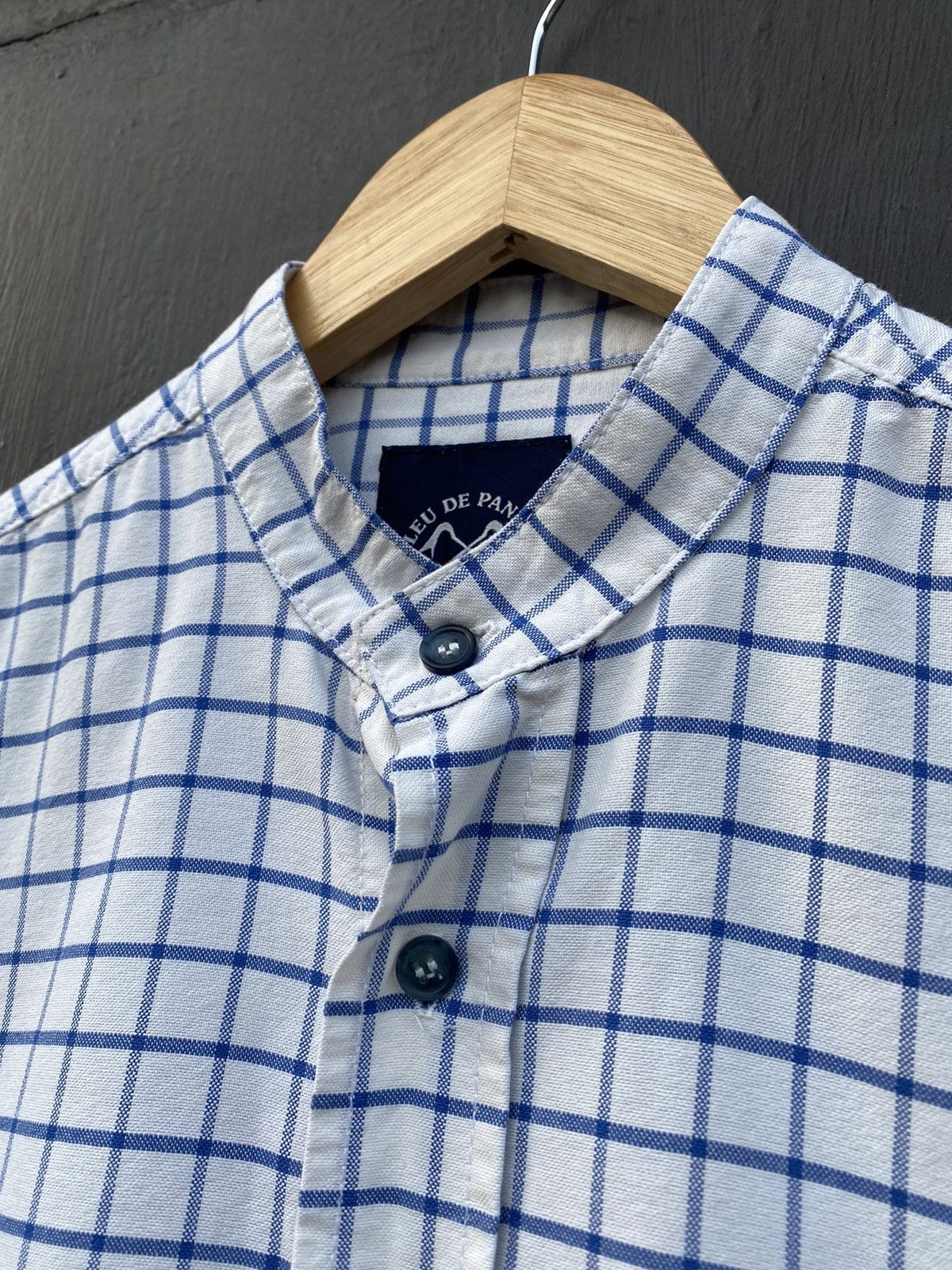 Bleu De Paname Bleu De Paname plaid white shirt size S/M made in france Size US S / EU 44-46 / 1 - 4 Thumbnail