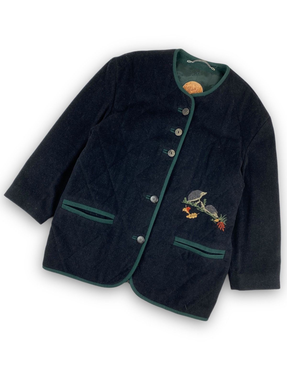 Vintage Vintage Woman Julius Lang Cashmir Coat Jacket Bomber Size XL / US 12-14 / IT 48-50 - 4 Thumbnail