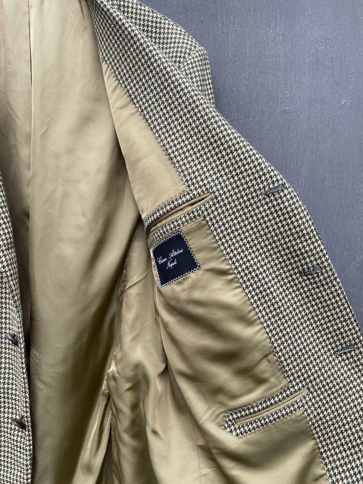 Cesare Attolini Cesare Attolini cashmere green blazer jacket size 54 Size 54L - 5 Thumbnail
