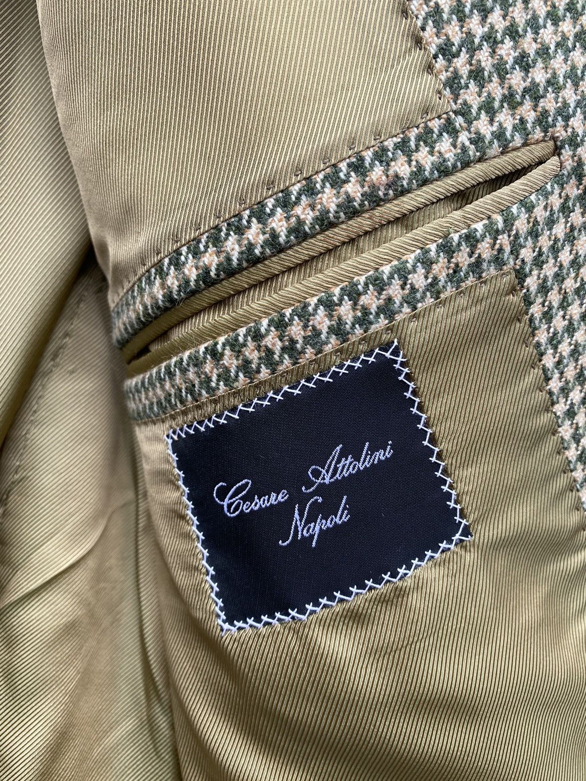 Cesare Attolini Cesare Attolini cashmere green blazer jacket size 54 Size 54L - 6 Thumbnail