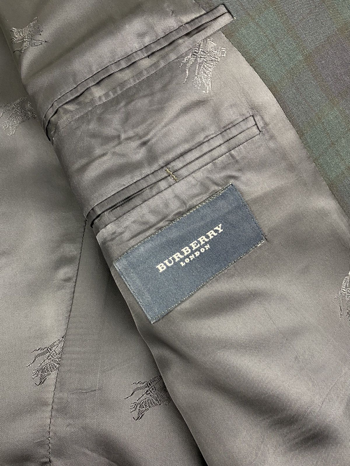 Burberry × Vintage Mens Vintage Burberry Blazer Size 52 Size 52L - 11 Thumbnail