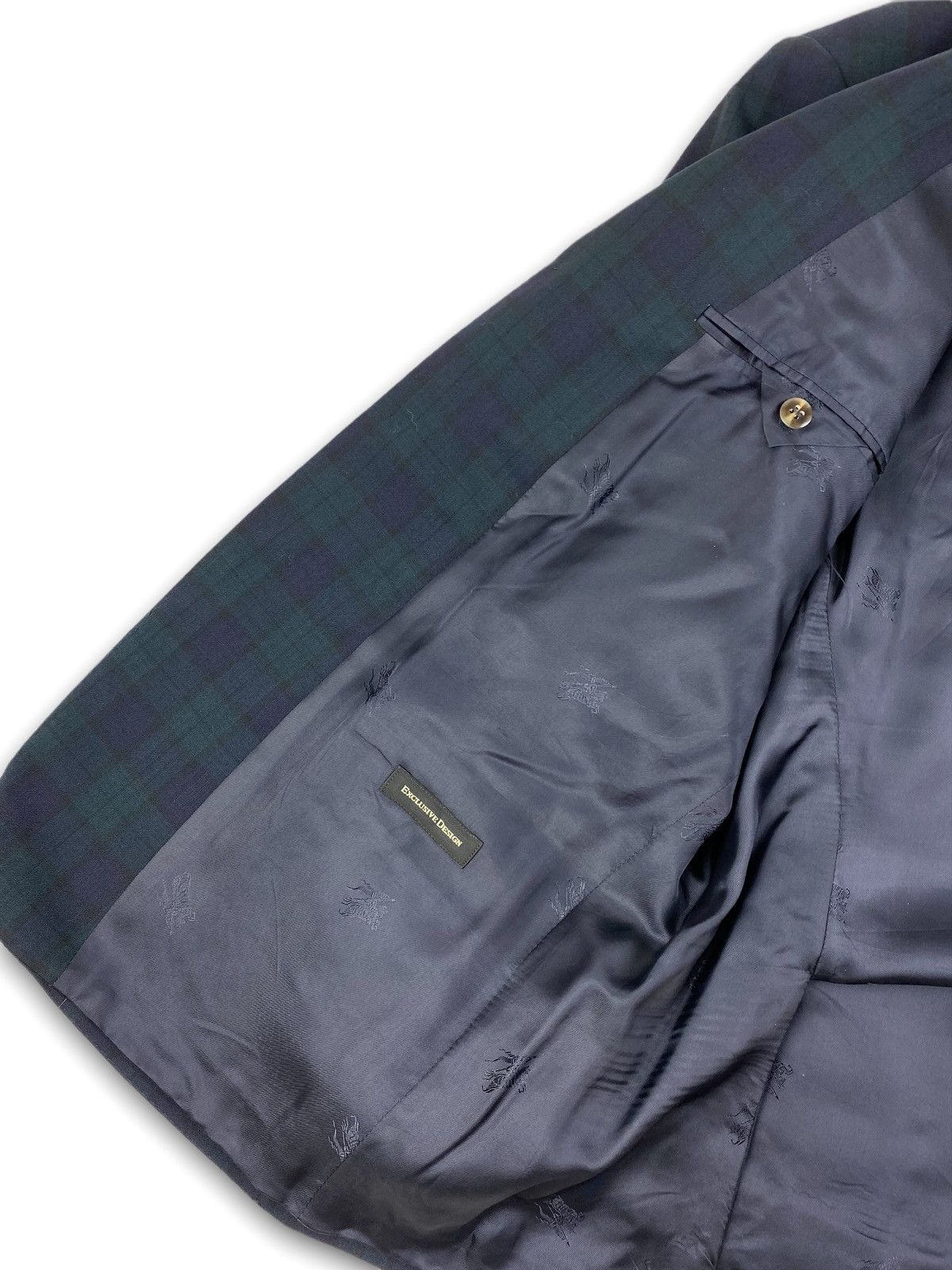 Burberry × Vintage Mens Vintage Burberry Blazer Size 52 Size 52L - 7 Thumbnail