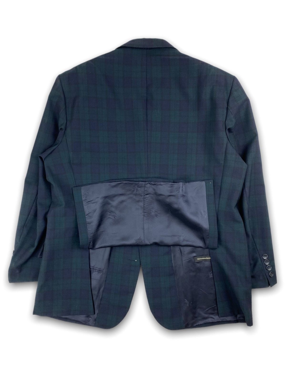 Burberry × Vintage Mens Vintage Burberry Blazer Size 52 Size 52L - 10 Thumbnail