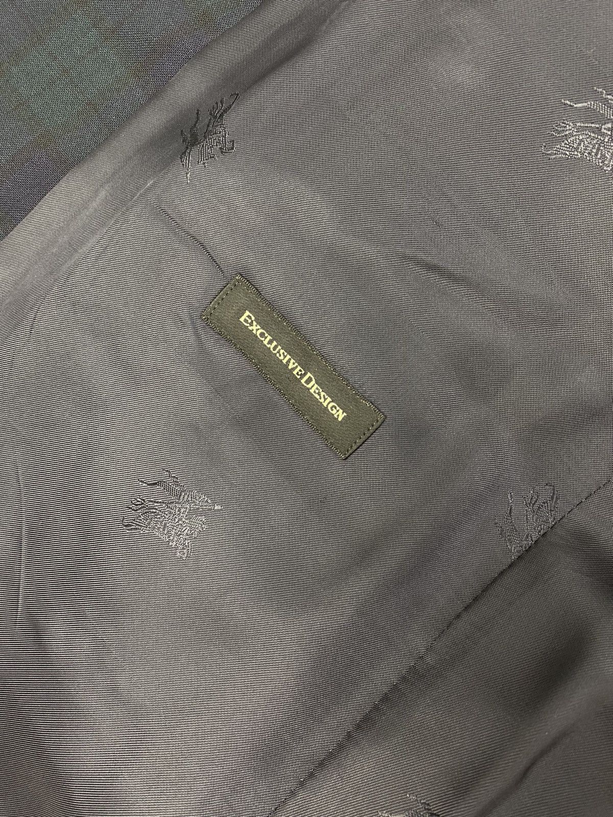 Burberry × Vintage Mens Vintage Burberry Blazer Size 52 Size 52L - 14 Thumbnail