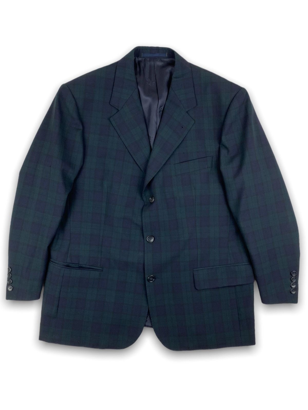 Burberry × Vintage Mens Vintage Burberry Blazer Size 52 Size 52L - 2 Thumbnail