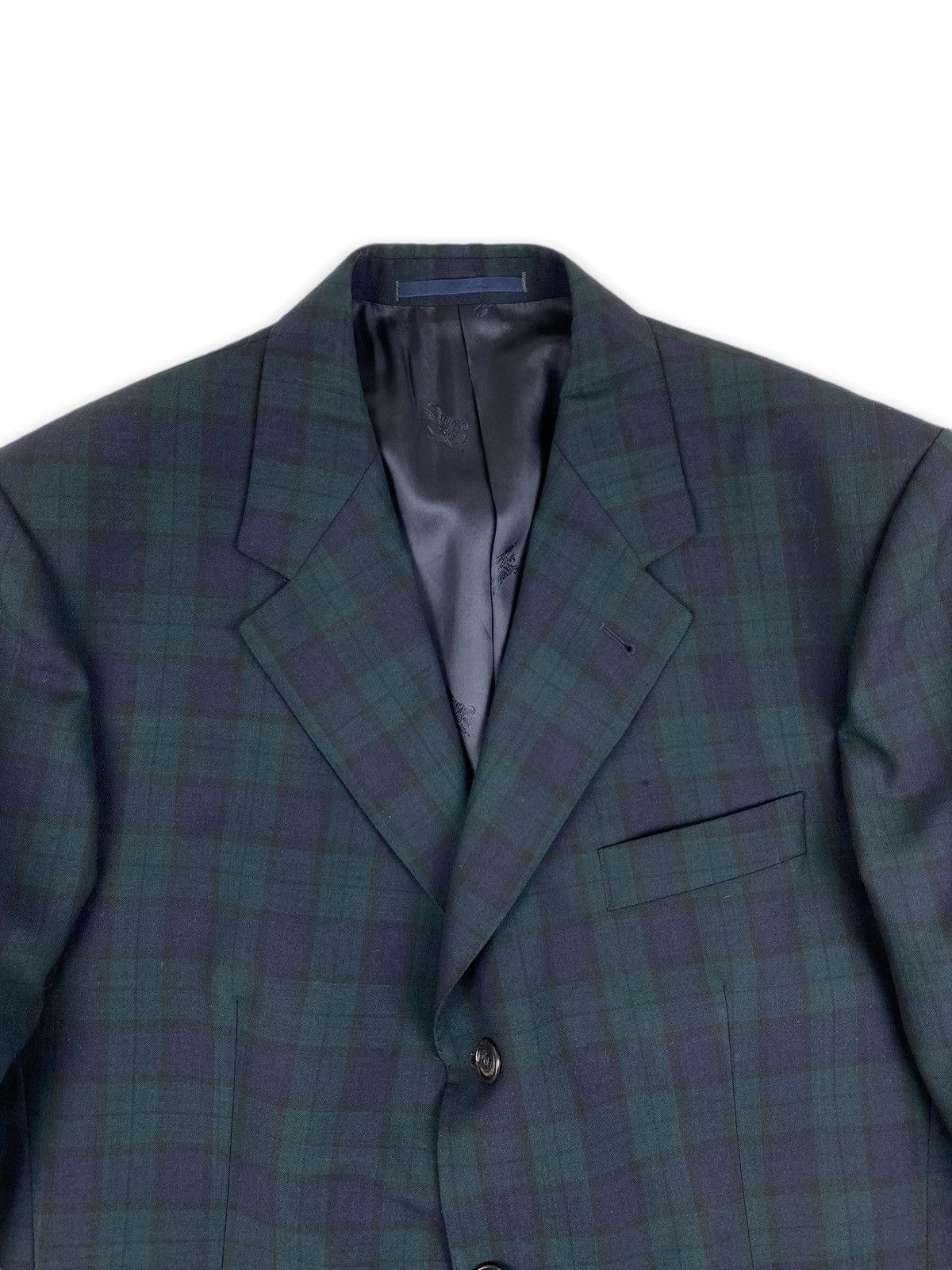 Burberry × Vintage Mens Vintage Burberry Blazer Size 52 Size 52L - 3 Thumbnail