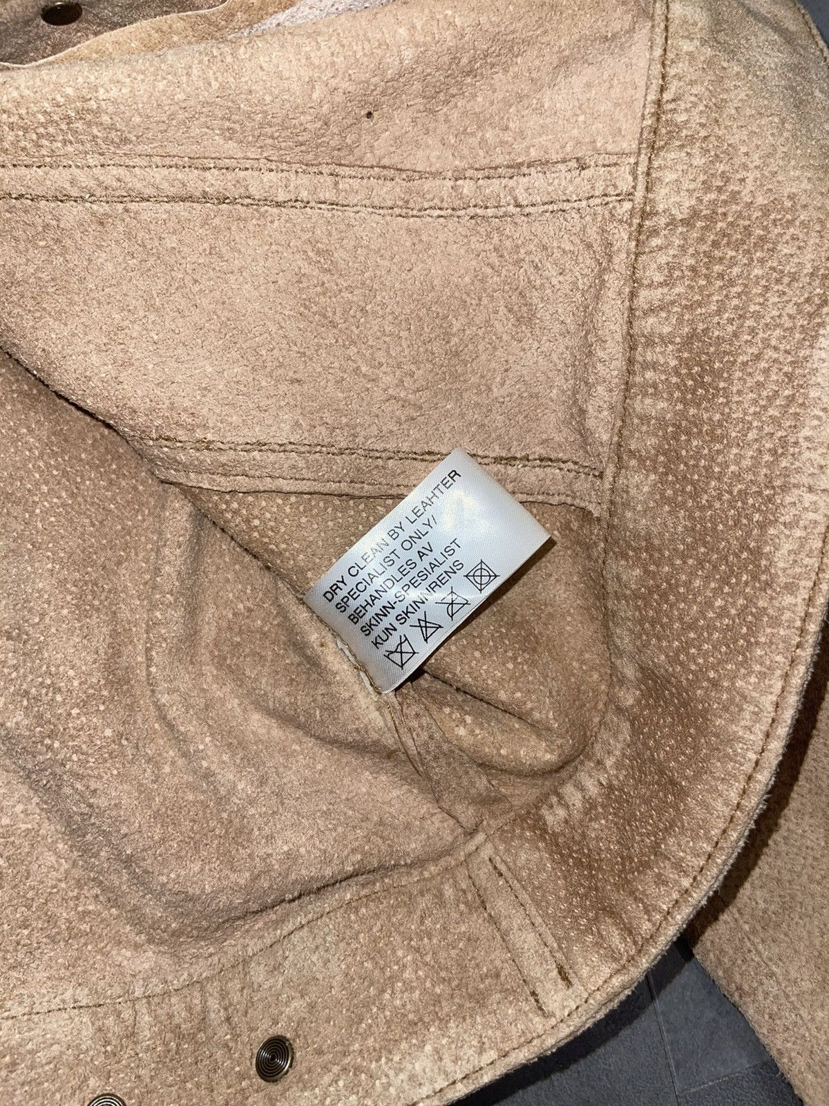 Other Womans Wardrobe Beige Leather Jacket Size S / US 4 / IT 40 - 18 Thumbnail