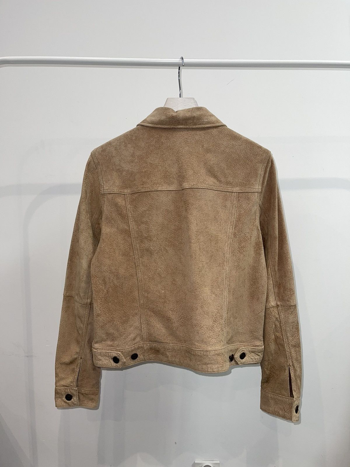 Other Womans Wardrobe Beige Leather Jacket Size S / US 4 / IT 40 - 13 Thumbnail
