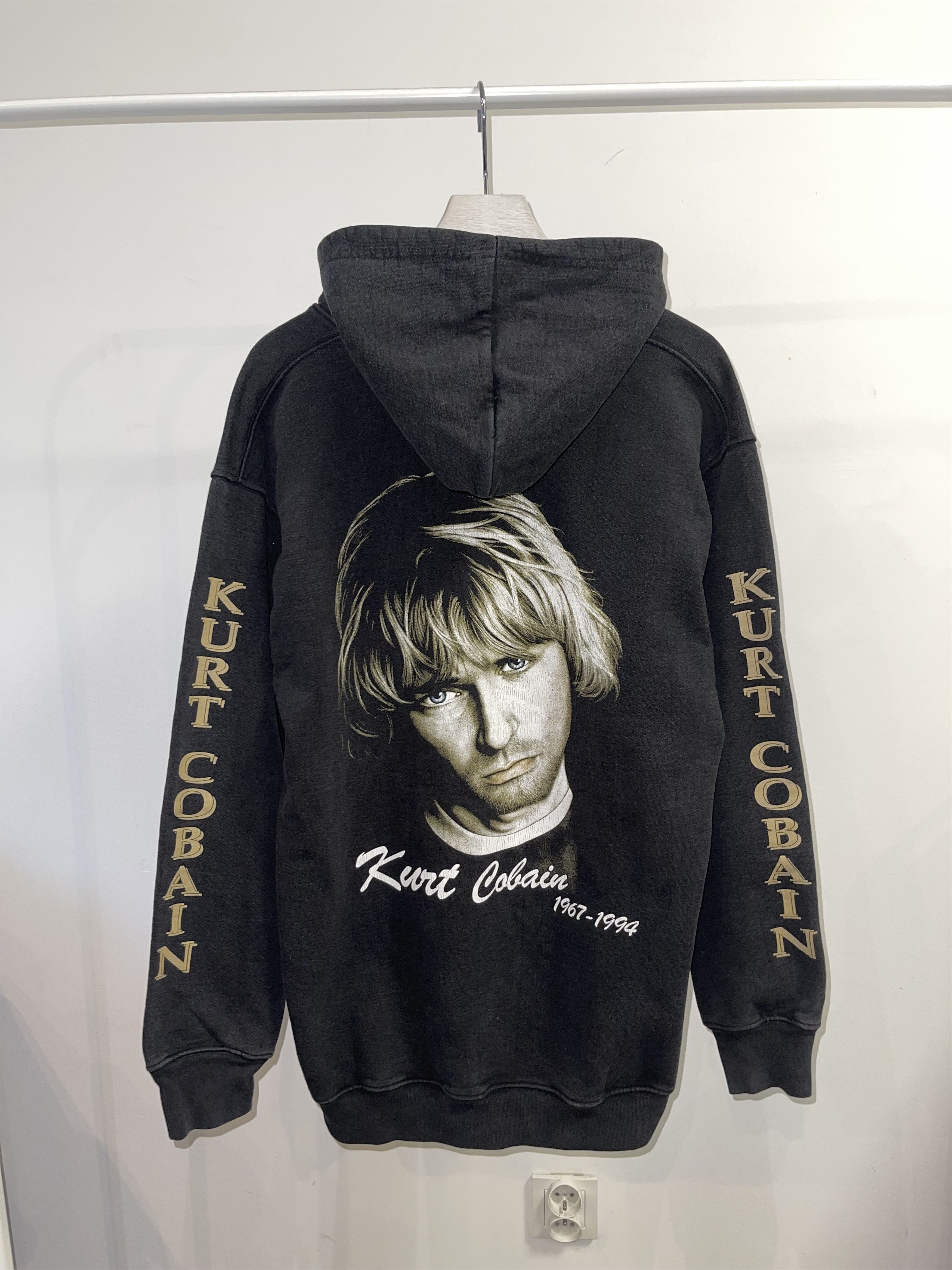 Men s Kurt Cobain phsyical Print Hoodies