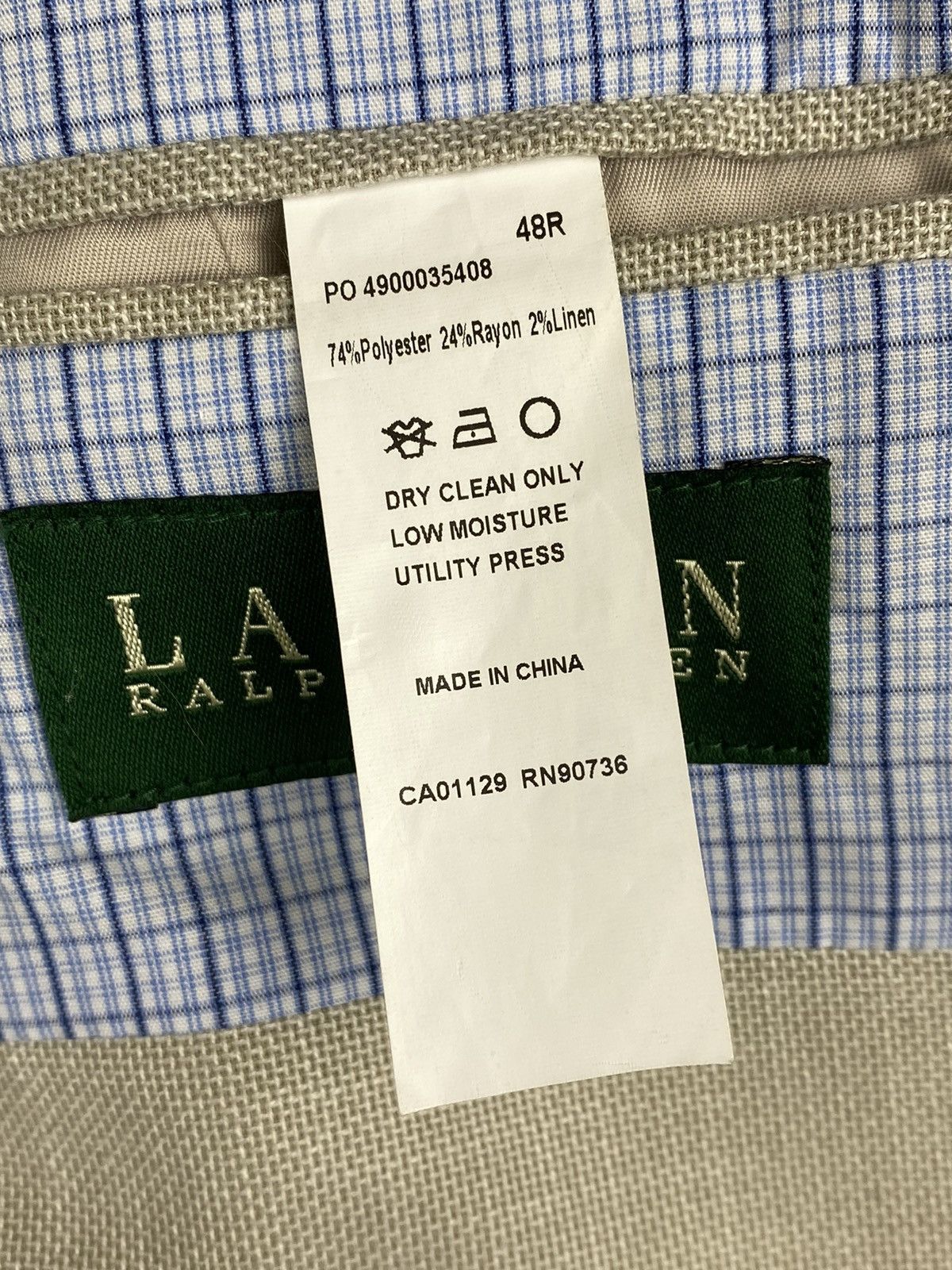 Ralph Lauren Mens Vintage Polo Ralph Lauren Blazer Jacket Size ХL Size 48R - 10 Thumbnail