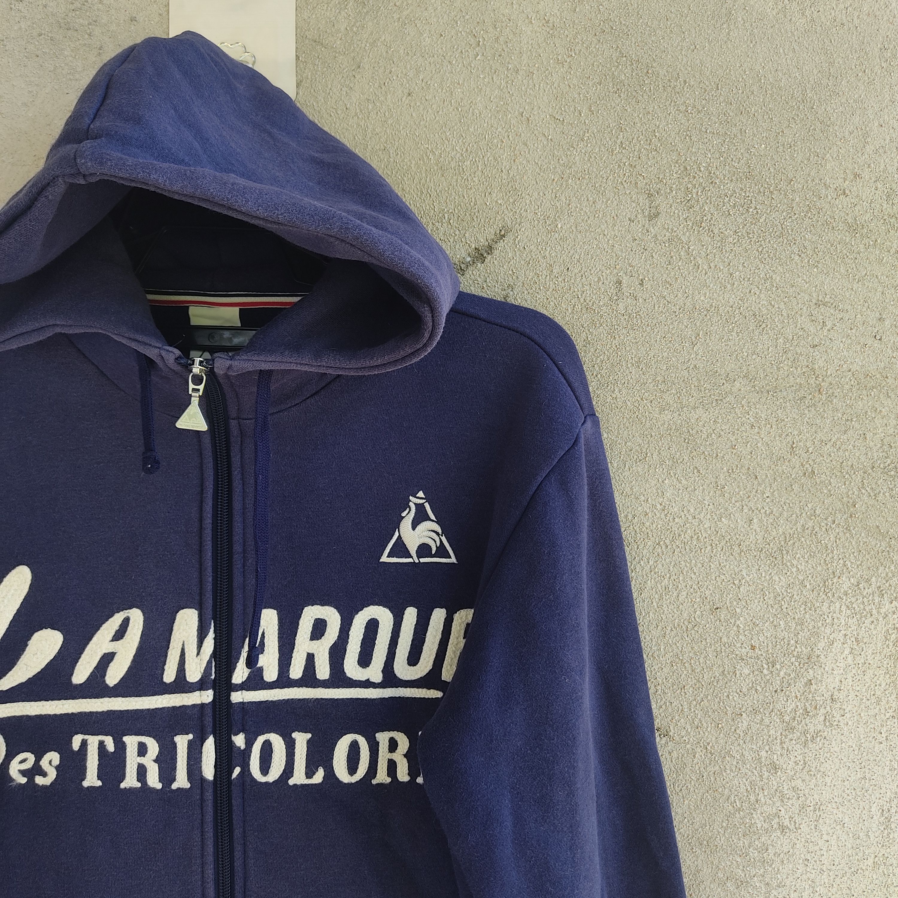Le Coq Sportif La Marque Le Coq Sportif Embroidery Logo Faded Blue Hoodie Size US M / EU 48-50 / 2 - 6 Thumbnail