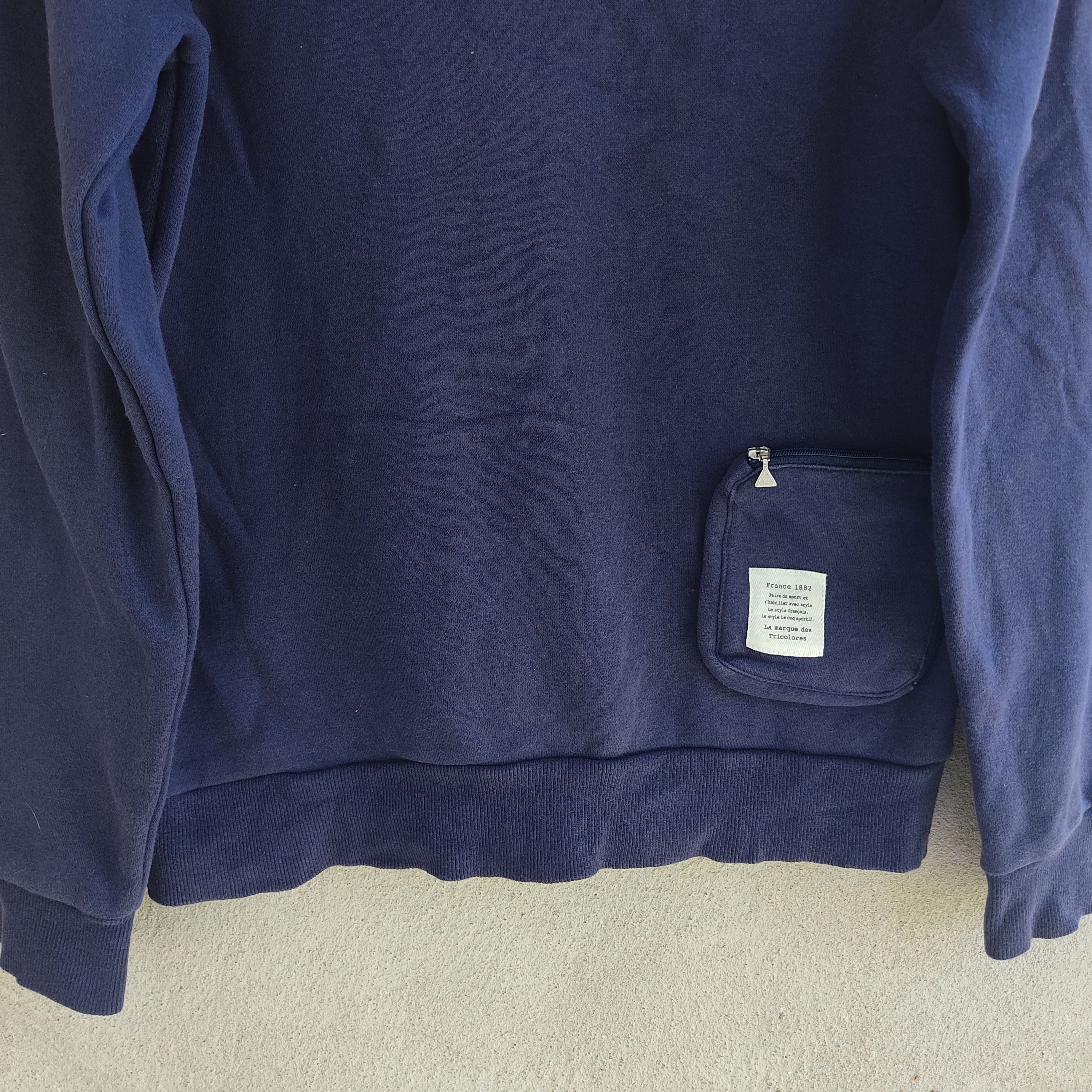 Le Coq Sportif La Marque Le Coq Sportif Embroidery Logo Faded Blue Hoodie Size US M / EU 48-50 / 2 - 13 Thumbnail