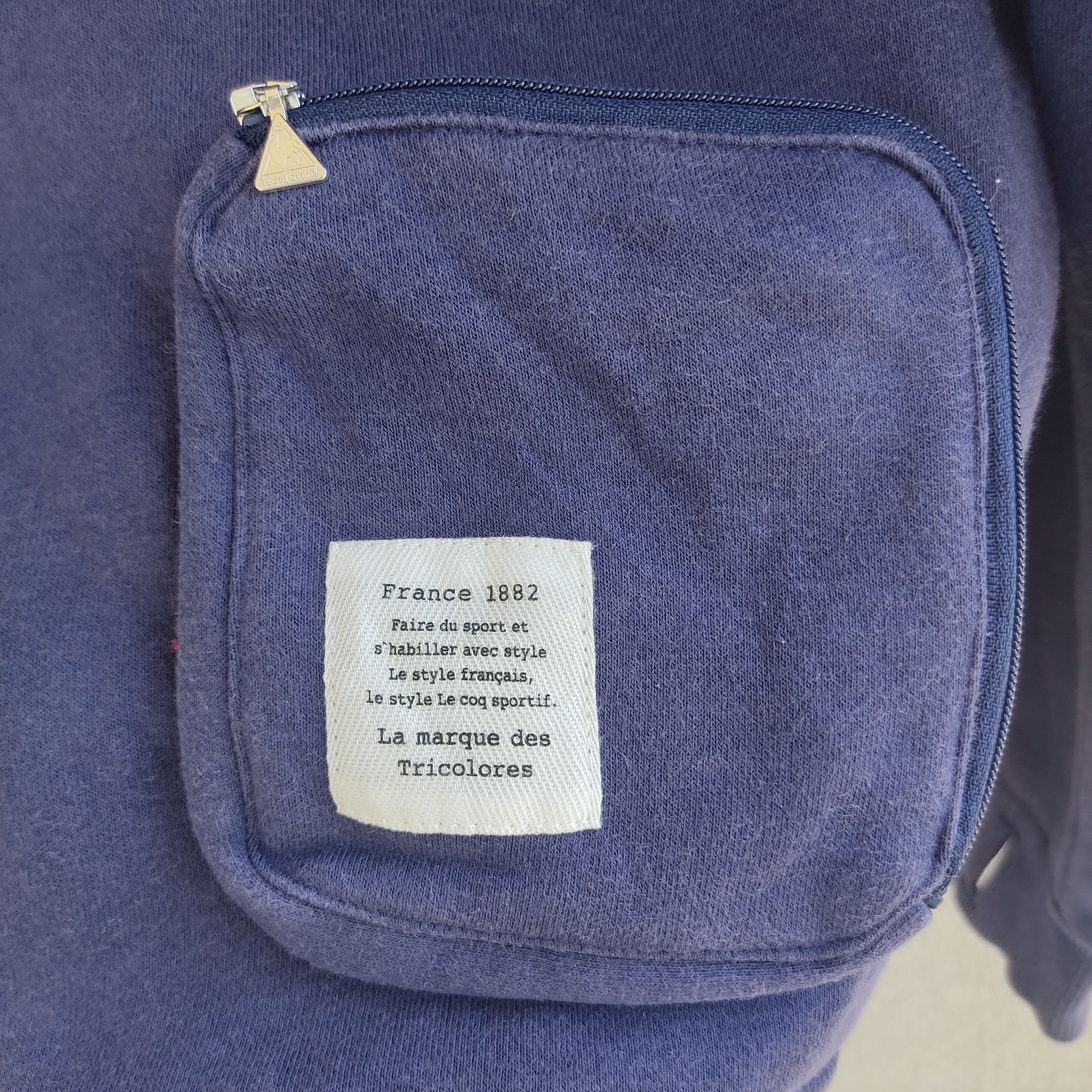 Le Coq Sportif La Marque Le Coq Sportif Embroidery Logo Faded Blue Hoodie Size US M / EU 48-50 / 2 - 14 Thumbnail