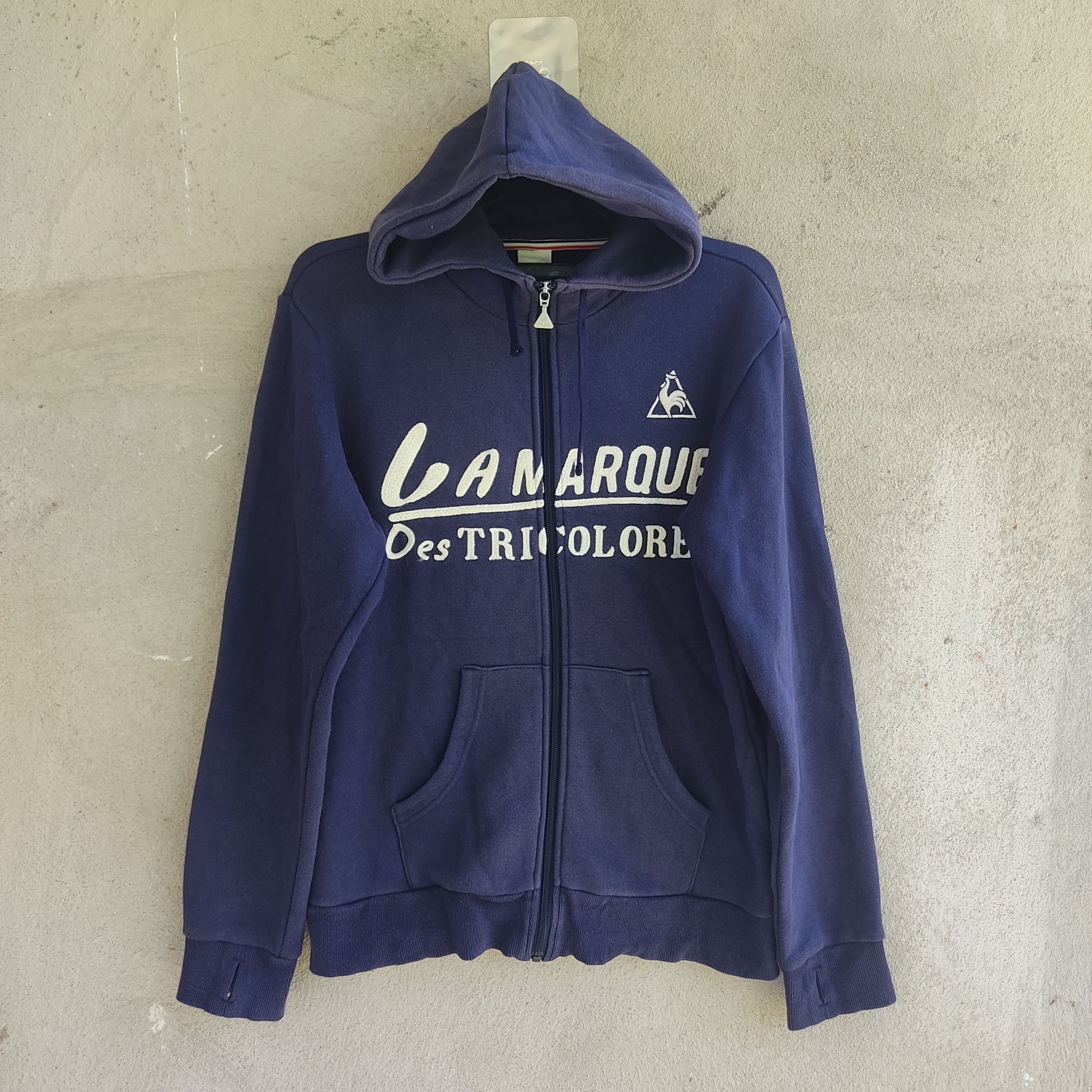 Le Coq Sportif La Marque Le Coq Sportif Embroidery Logo Faded Blue Hoodie Size US M / EU 48-50 / 2 - 1 Thumbnail