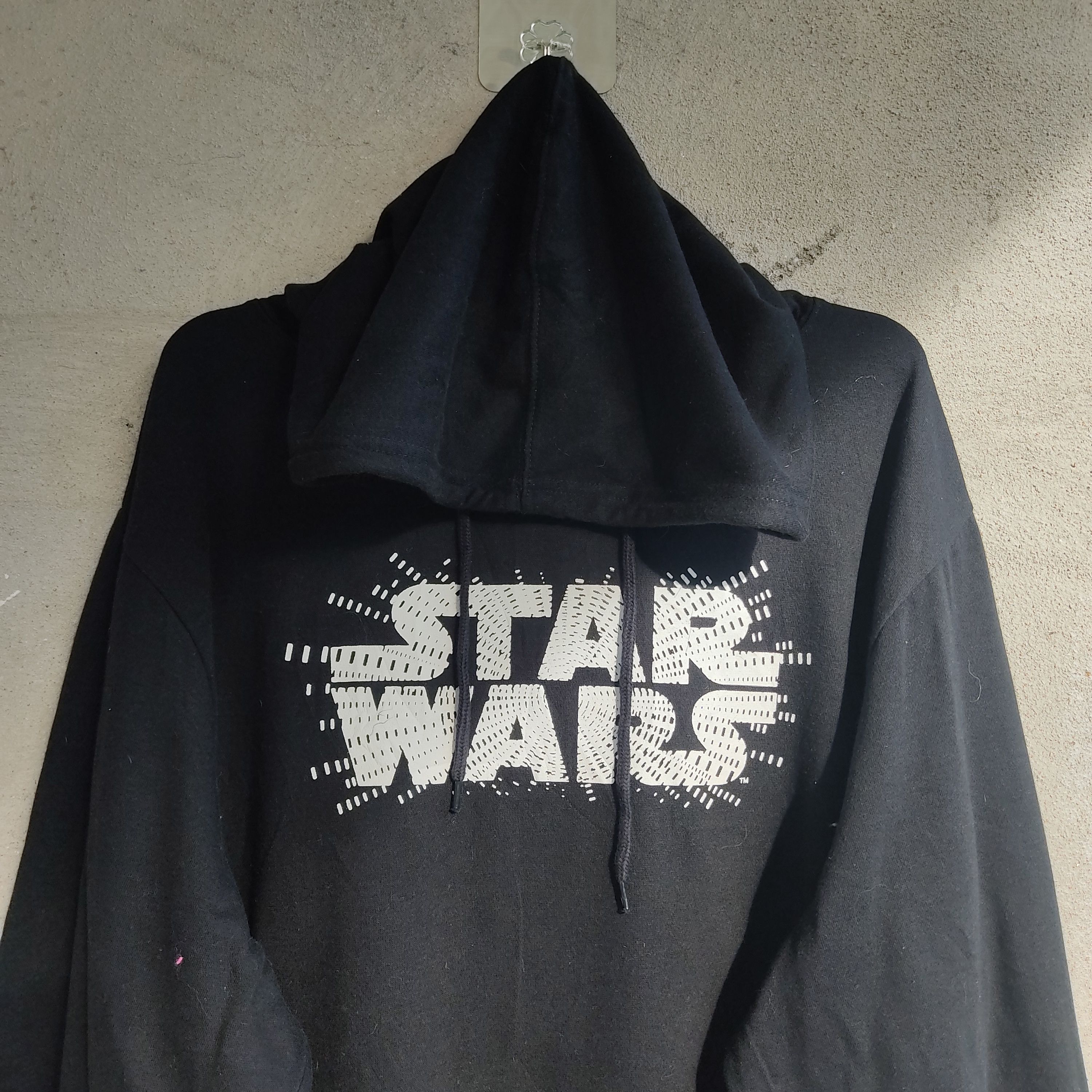 Star Wars Star Wars Big Logo Printed Black Hoodie Size US XXL / EU 58 / 5 - 2 Thumbnail