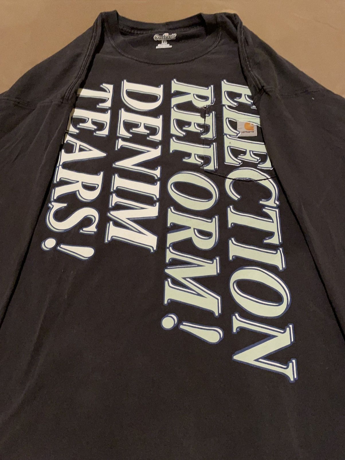 Carhartt × DENIM TEARS Denim Tears Carhartt Longsleeve Size US XL / EU 56 / 4 - 2 Thumbnail