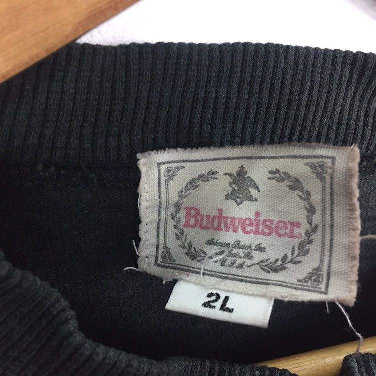 Budweiser Vintage budweiser Tshirt long Casual Jumper Pullover Size US XL / EU 56 / 4 - 3 Thumbnail