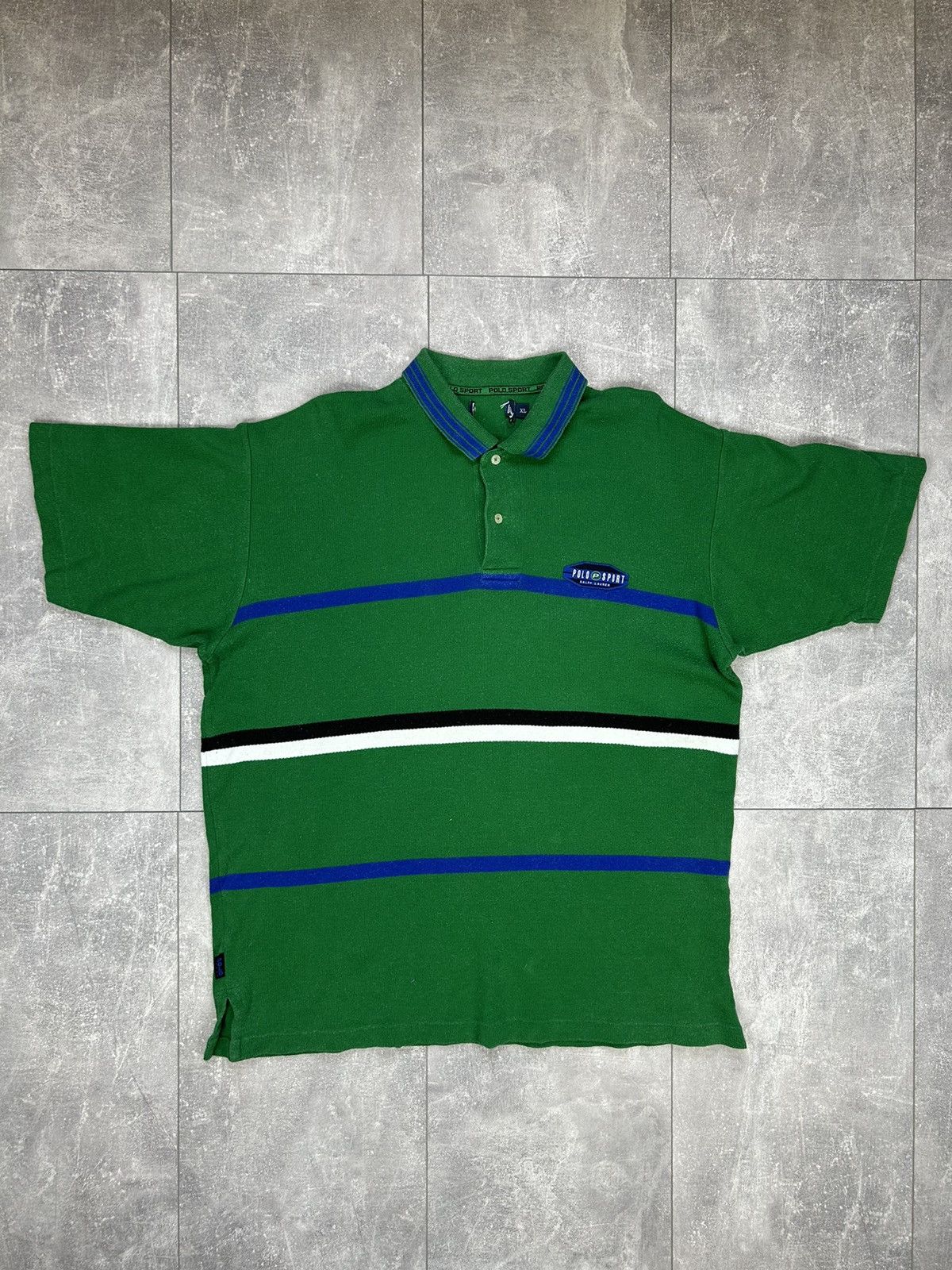 Polo Ralph Lauren × Vintage Mens Vintage Polo Ralph Lauren Sport Polos streetwear y2k Size US XL / EU 56 / 4 - 11 Thumbnail