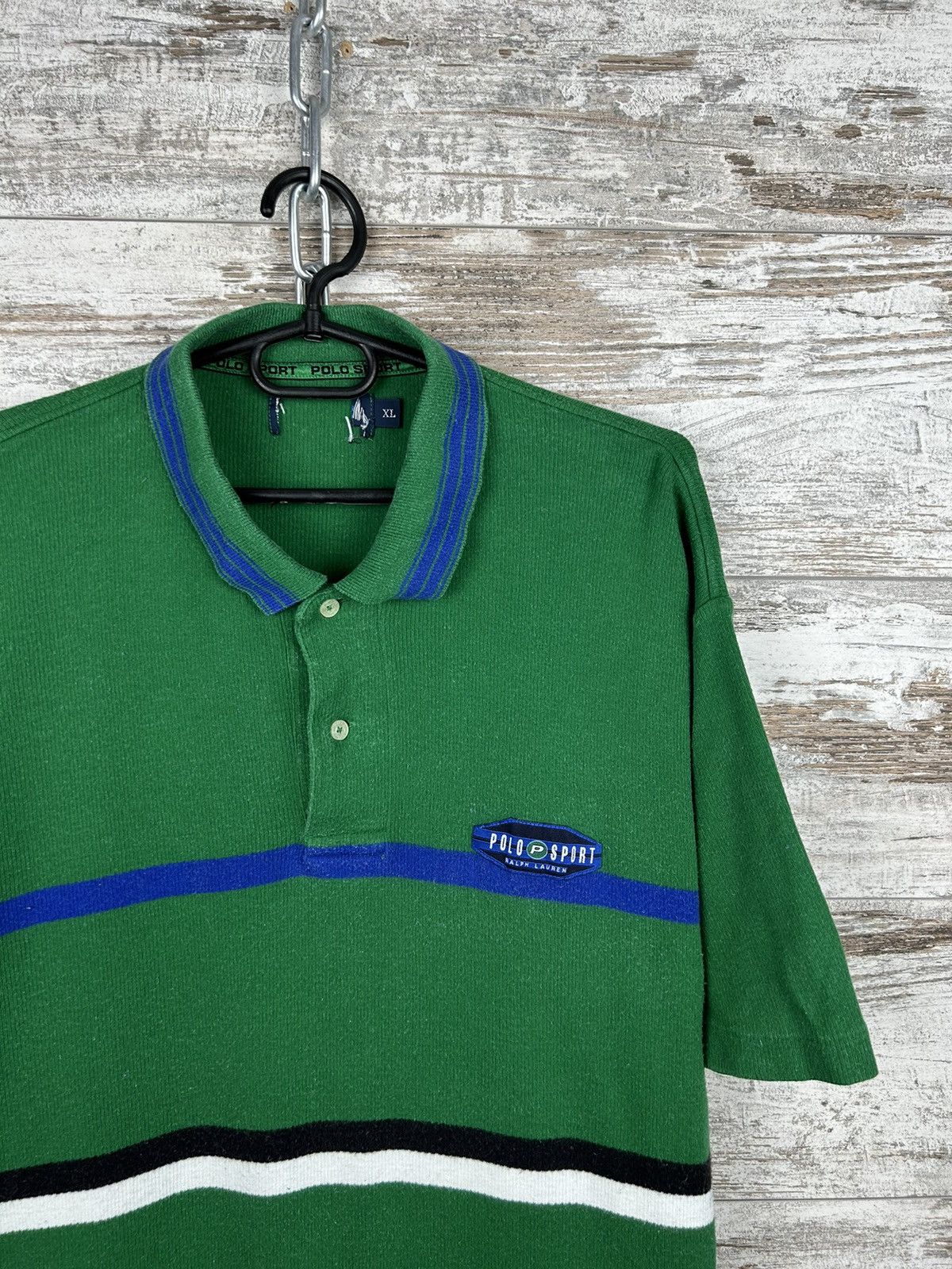 Polo Ralph Lauren × Vintage Mens Vintage Polo Ralph Lauren Sport Polos streetwear y2k Size US XL / EU 56 / 4 - 3 Thumbnail