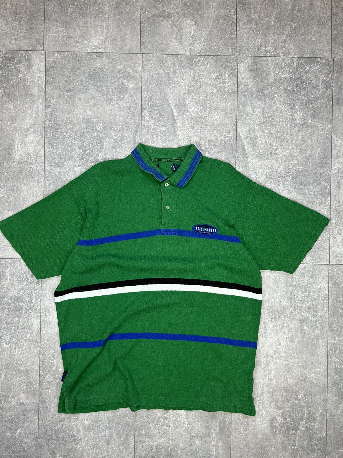 Polo Ralph Lauren × Vintage Mens Vintage Polo Ralph Lauren Sport Polos streetwear y2k Size US XL / EU 56 / 4 - 13 Thumbnail