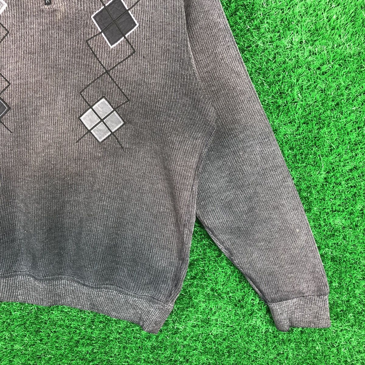 Japanese Brand Vintage Knit Round Collar Zipper Pullover Sweater Size US L / EU 52-54 / 3 - 3 Thumbnail