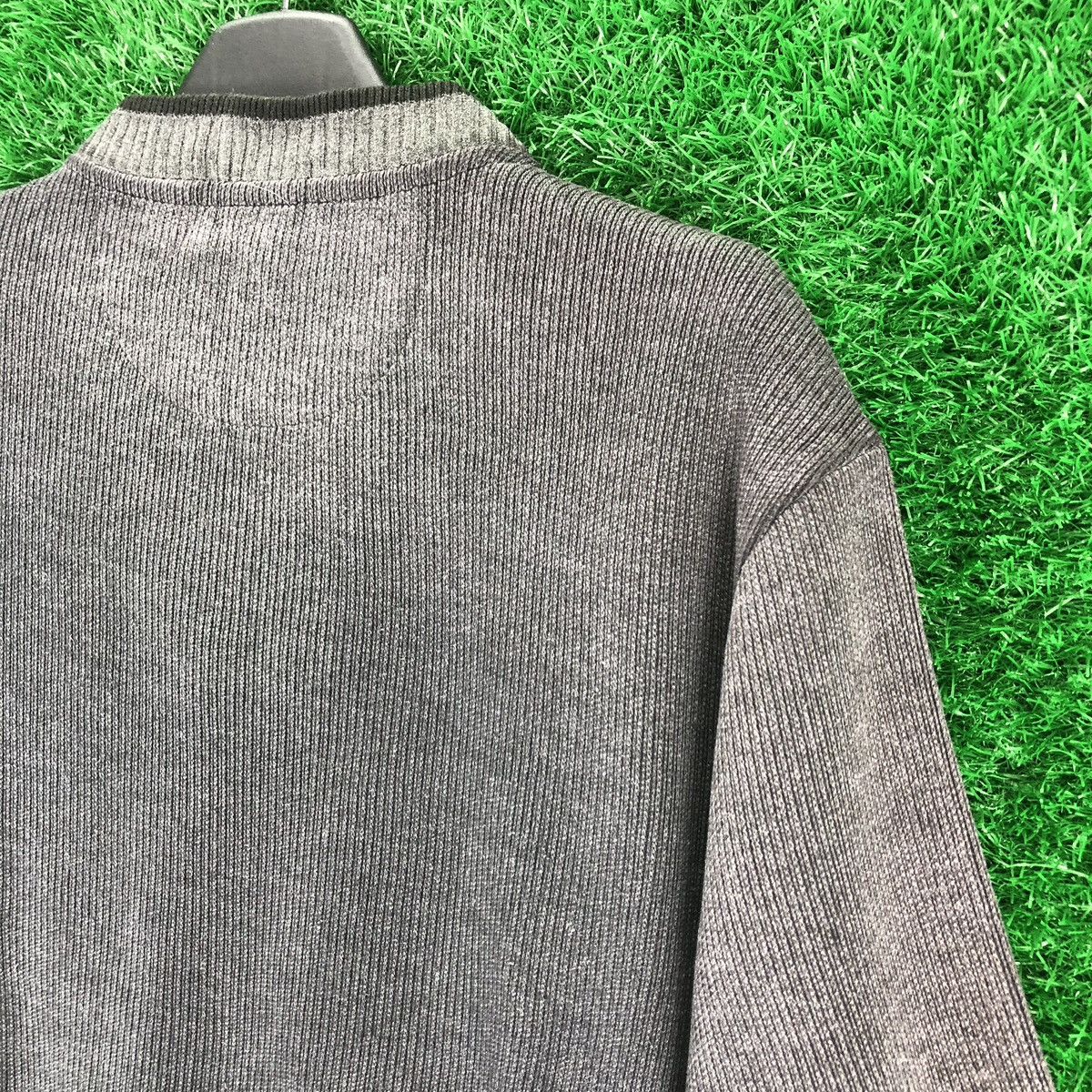 Japanese Brand Vintage Knit Round Collar Zipper Pullover Sweater Size US L / EU 52-54 / 3 - 5 Thumbnail