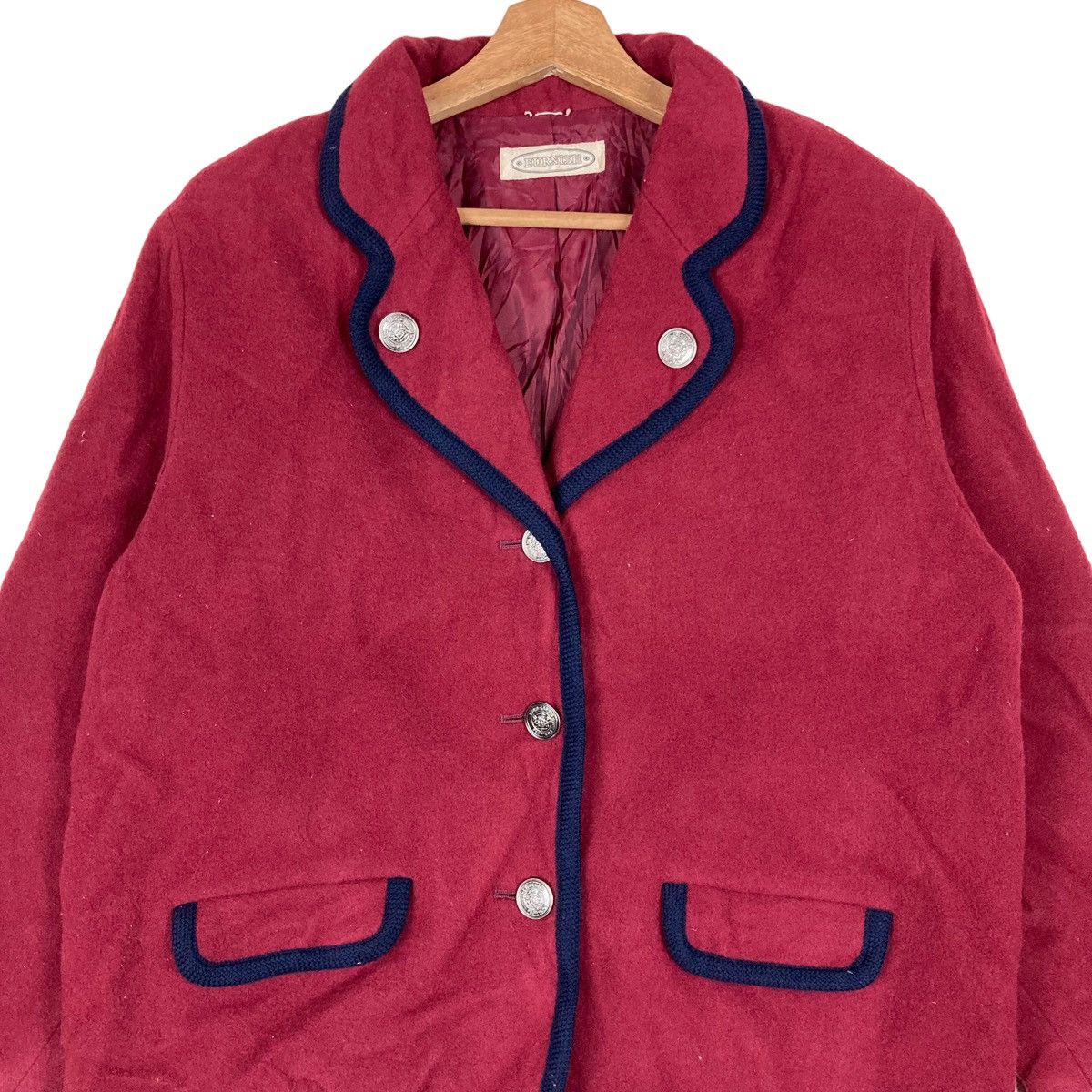 Vintage Vintage Burnish Flat Button Jacket Size US M / EU 48-50 / 2 - 2 Thumbnail