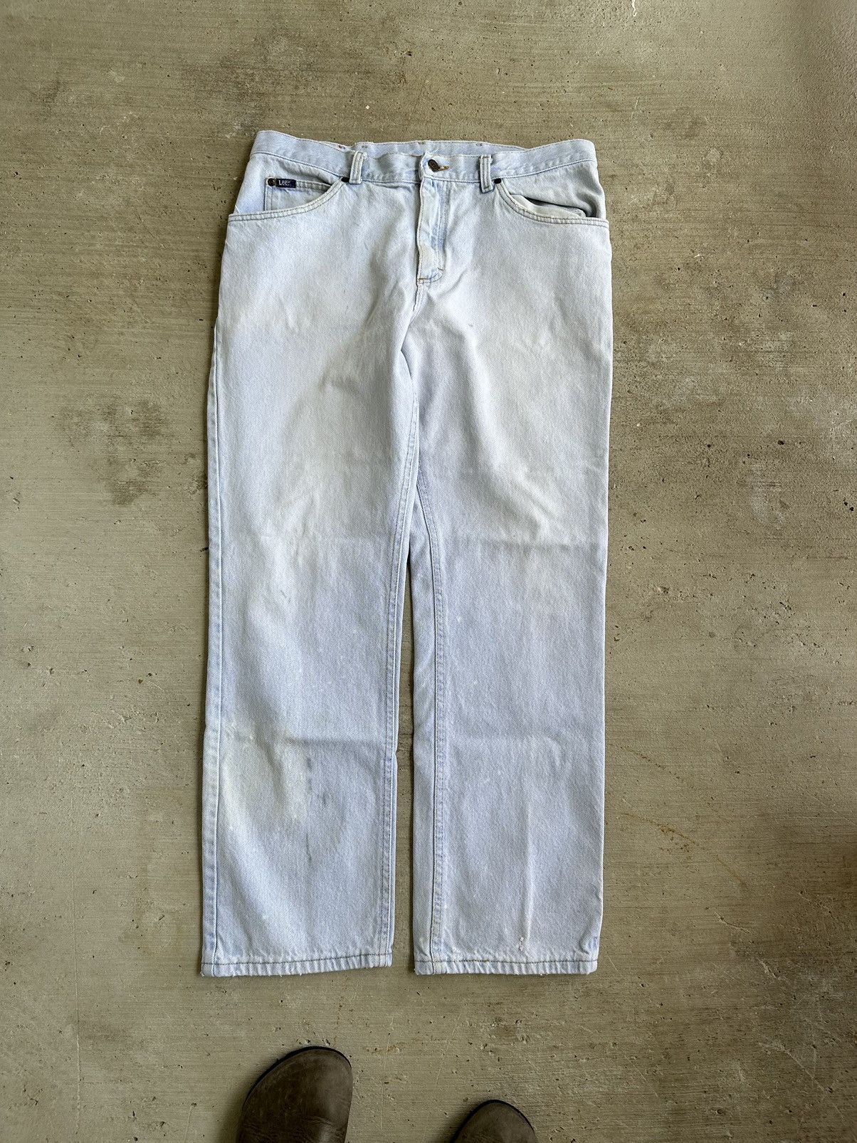 Lee × Vintage Vintage Distressed/faded Lee Jeans Size US 38 / EU 54 - 4 Thumbnail
