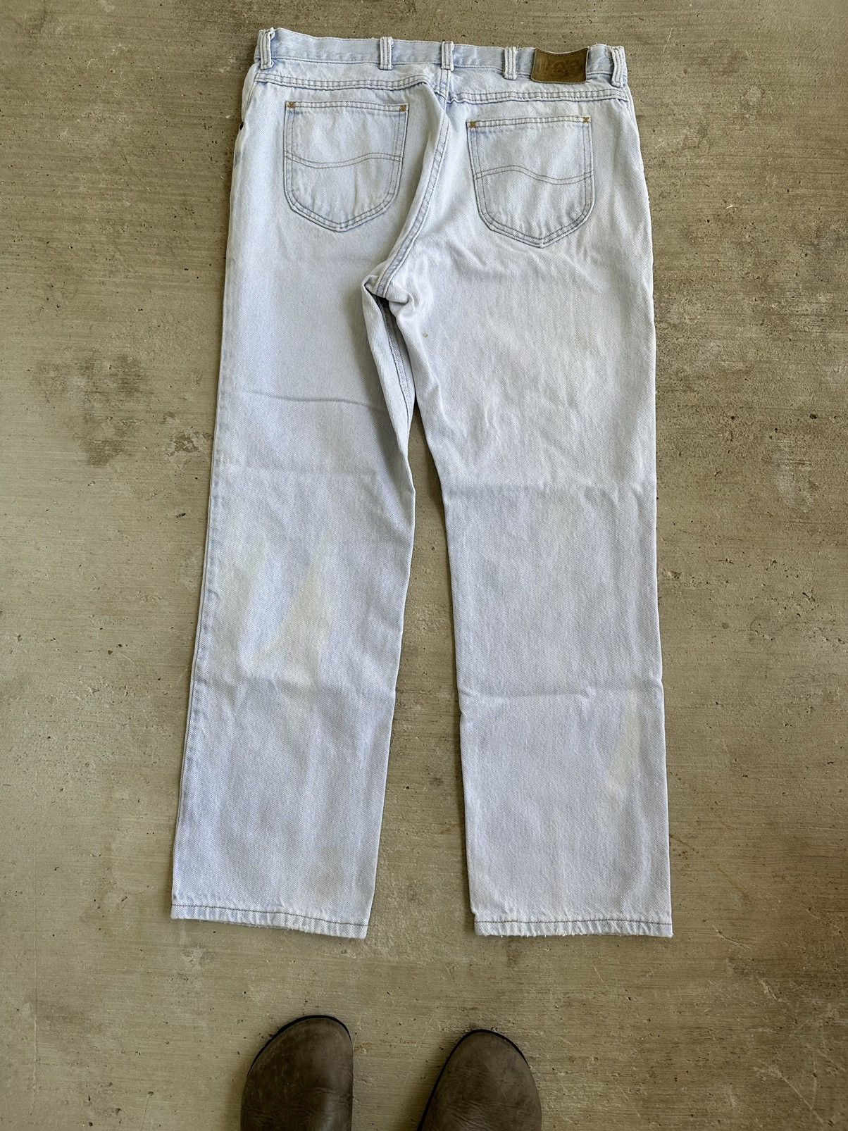 Lee × Vintage Vintage Distressed/faded Lee Jeans Size US 38 / EU 54 - 1 Thumbnail
