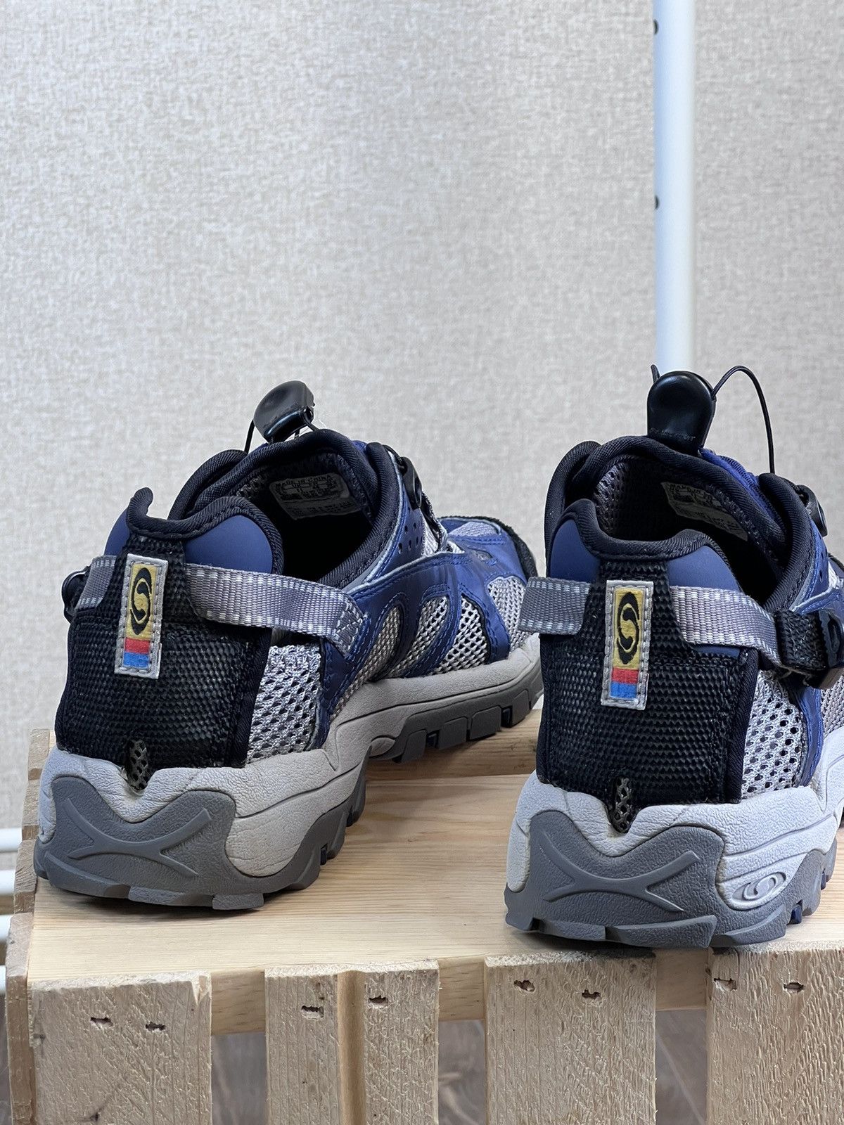 Salomon × Vintage Vintage Solomon Techamphibian blue trail shoes Size US 11.5 / EU 44-45 - 5 Thumbnail