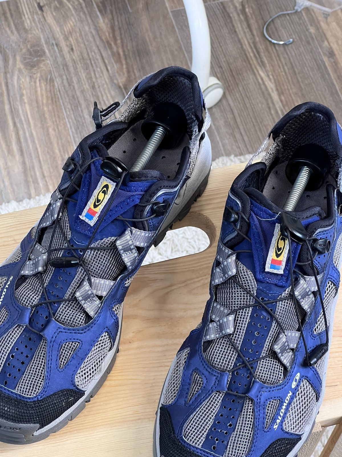 Salomon × Vintage Vintage Solomon Techamphibian blue trail shoes Size US 11.5 / EU 44-45 - 6 Thumbnail