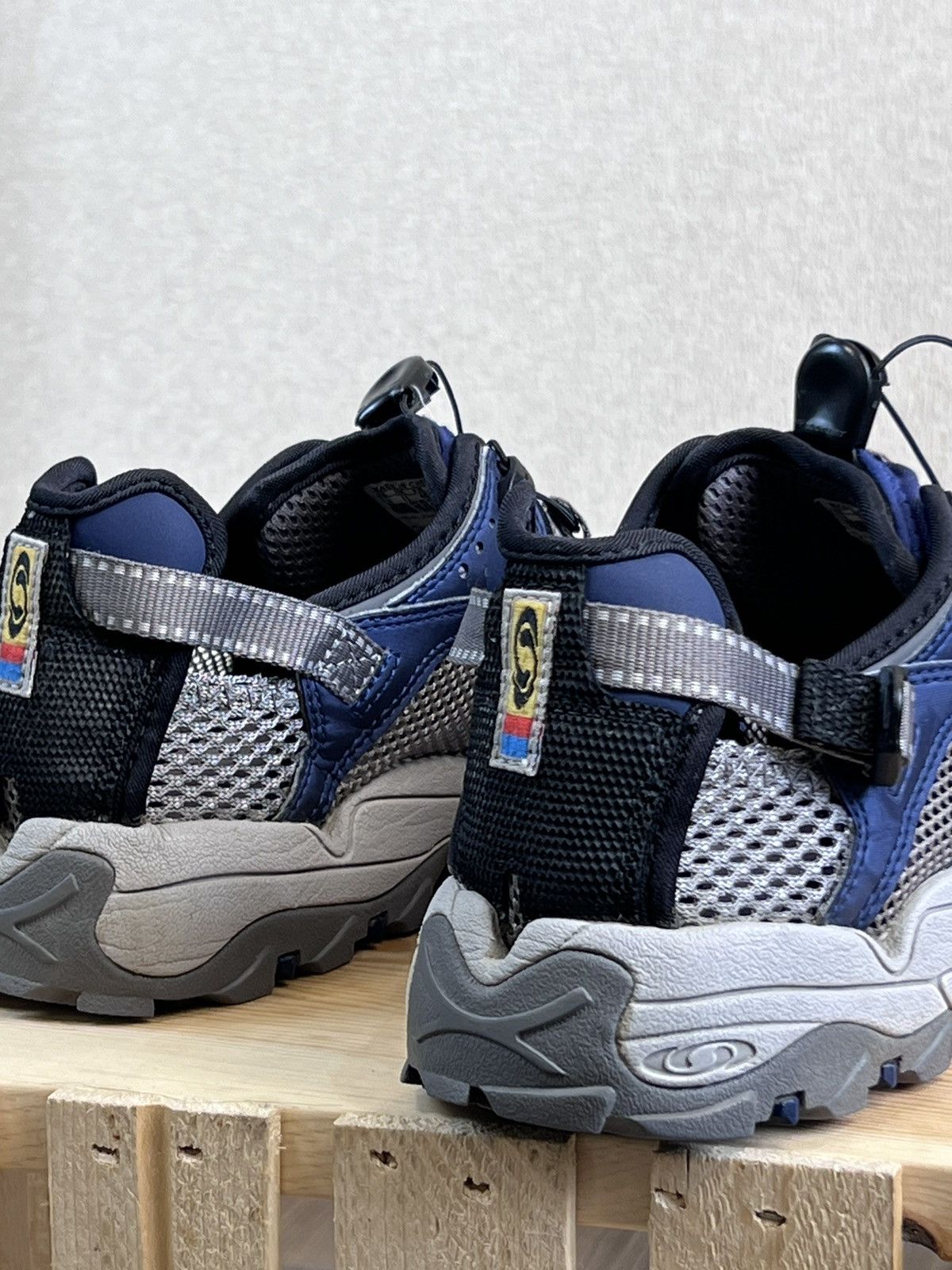 Salomon × Vintage Vintage Solomon Techamphibian blue trail shoes Size US 11.5 / EU 44-45 - 7 Thumbnail