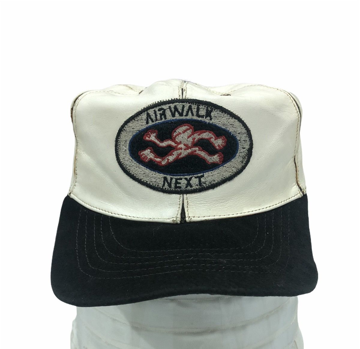 Airwalk × Leather × Vintage Vintage airwalk Lather Streetwear hat cap rare Size ONE SIZE - 2 Thumbnail